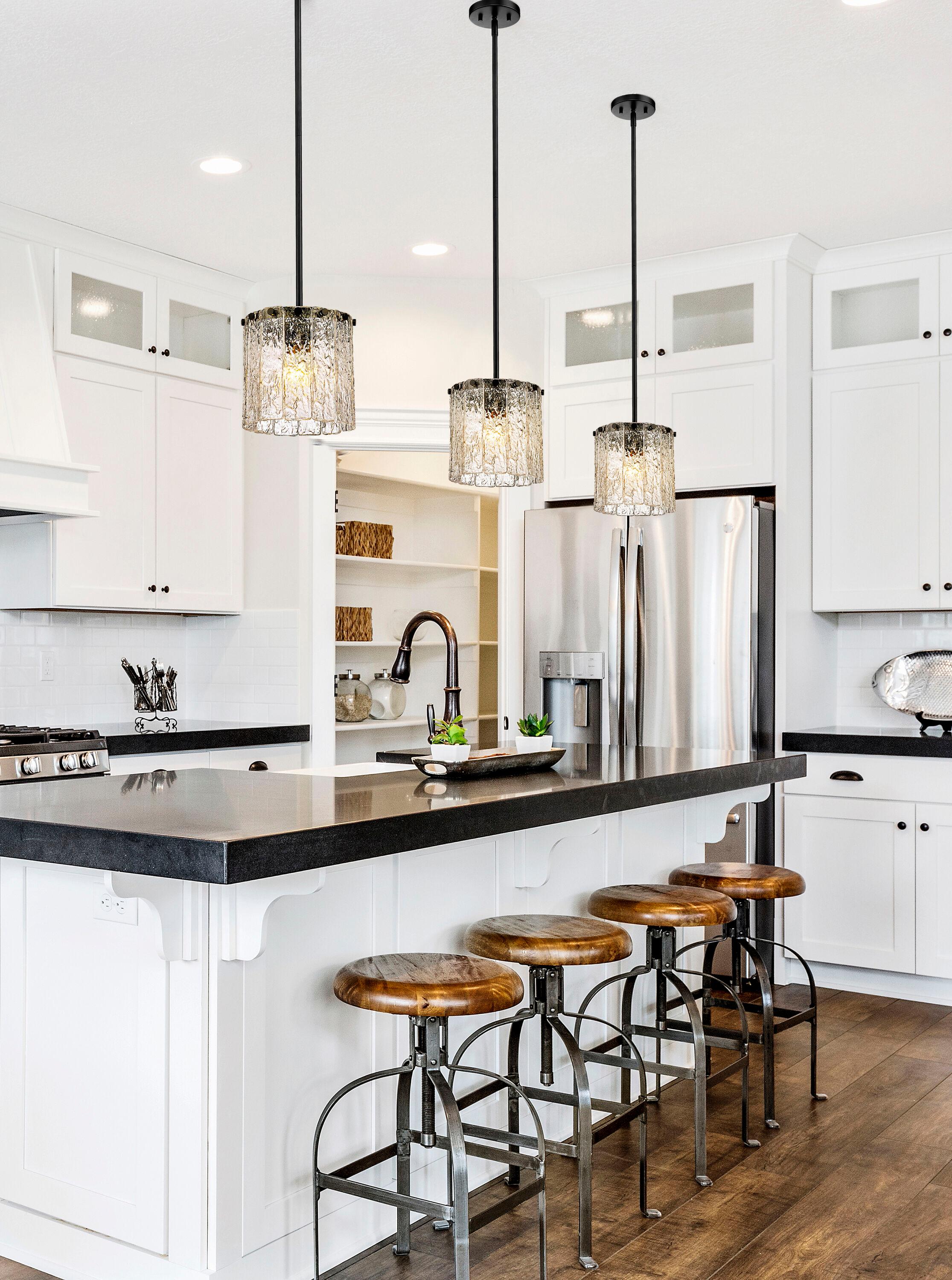 Z-Lite Glacier 1 - Light Pendant in  Matte Black