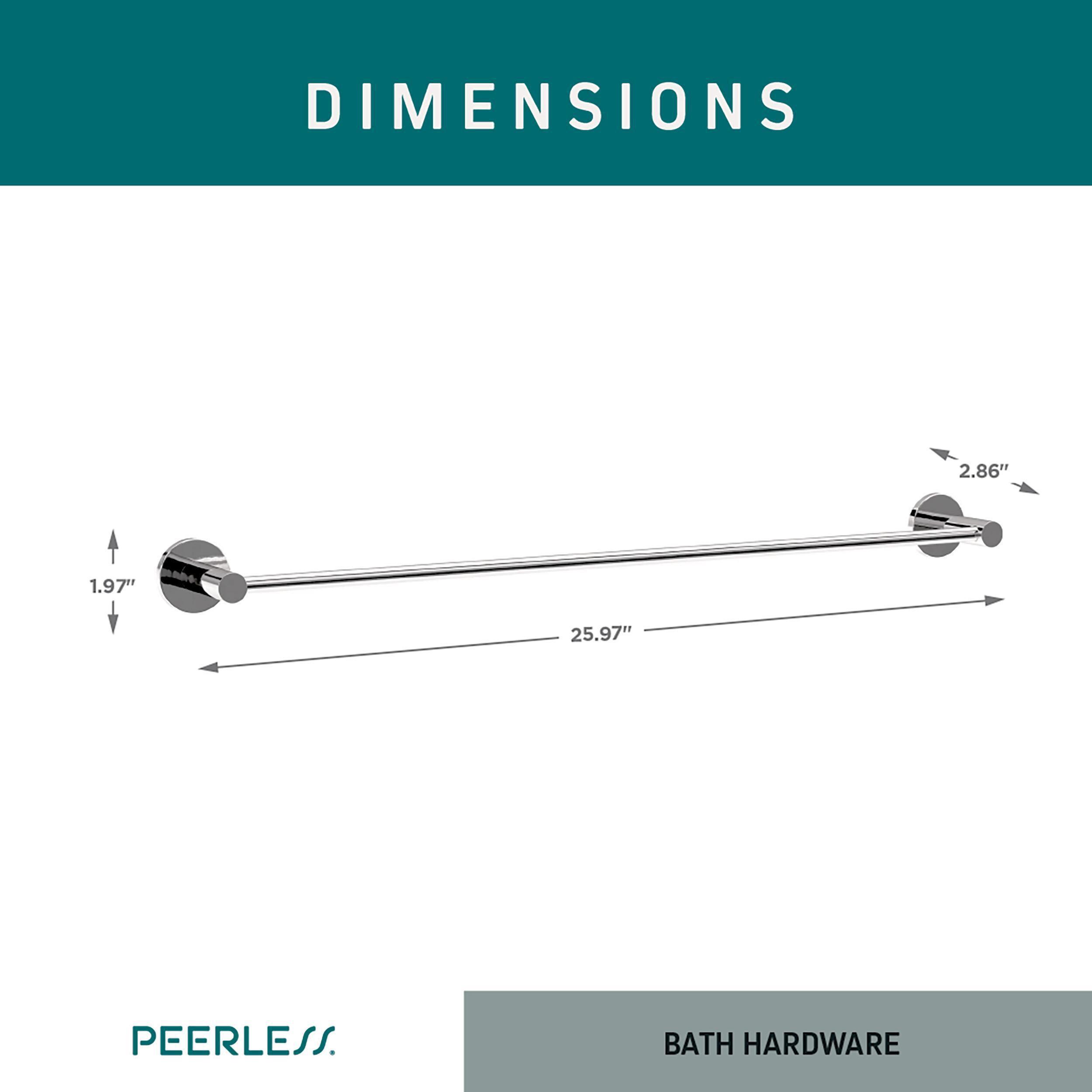 Peerless Faucets Precept 1 Wall Towel Bar PA647-24