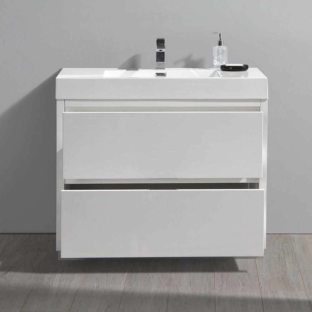Valencia 40" Freestanding Single Sink Bathroom Vanity with Top and Sink (Faucet Not Included)