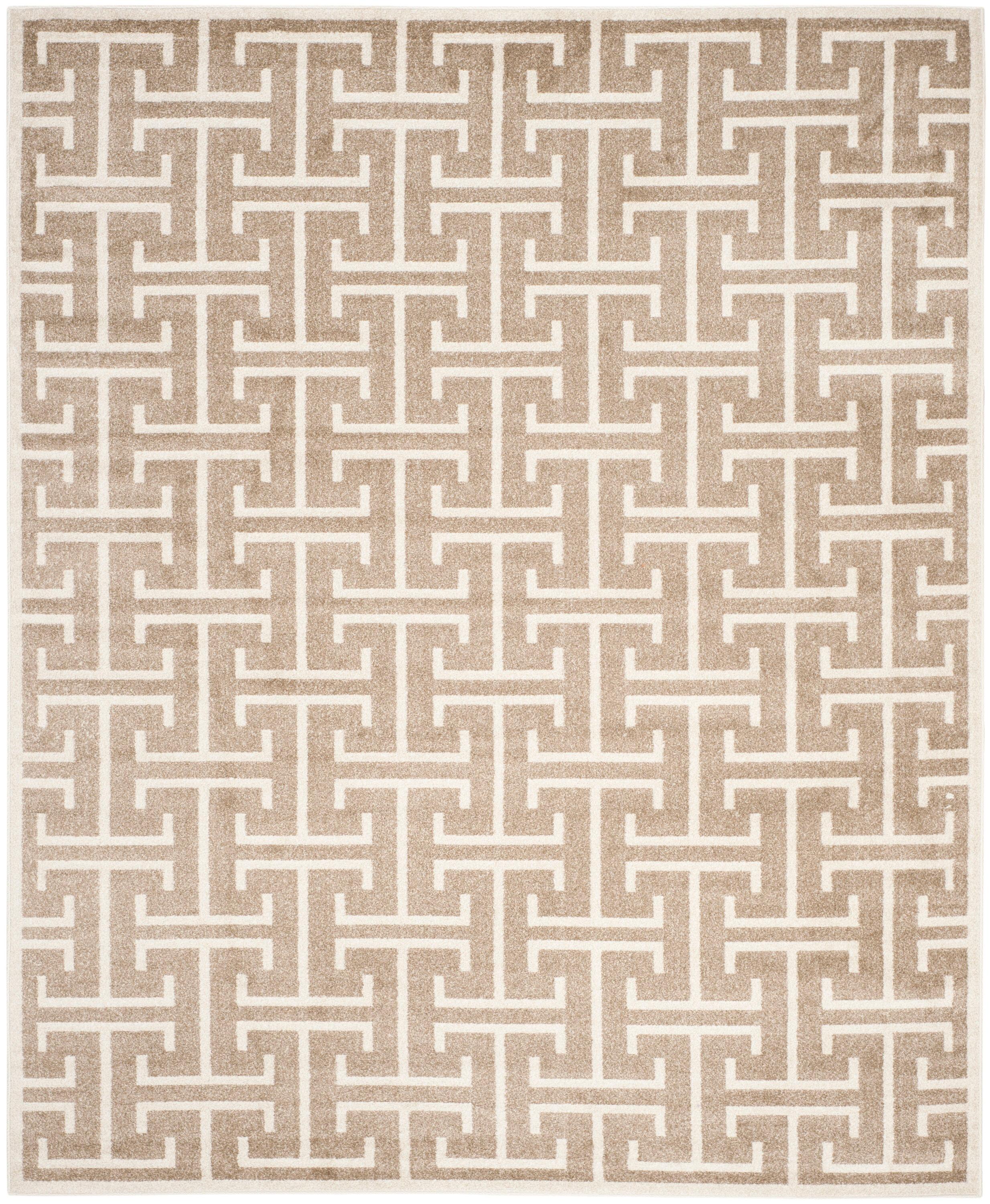 Amherst AMT404 Power Loomed Area Rug - Wheat/Beige - 8'x10' - Safavieh.