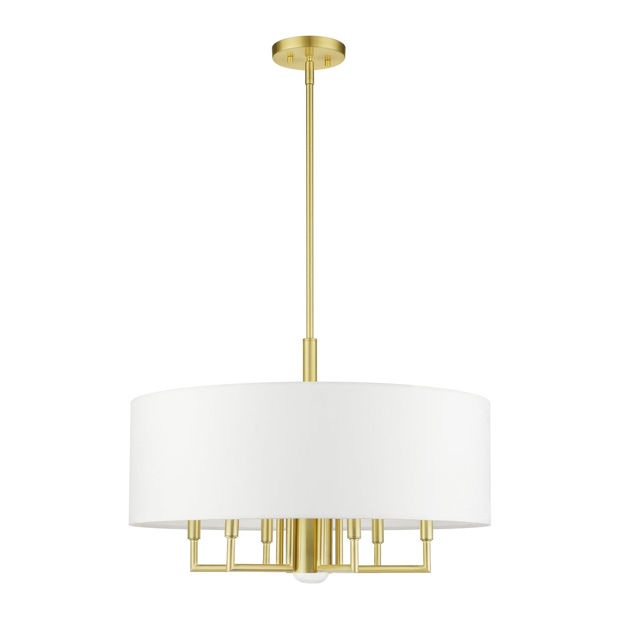 Moonlighter 7 Light Metal Dimmable Drum Chandelier