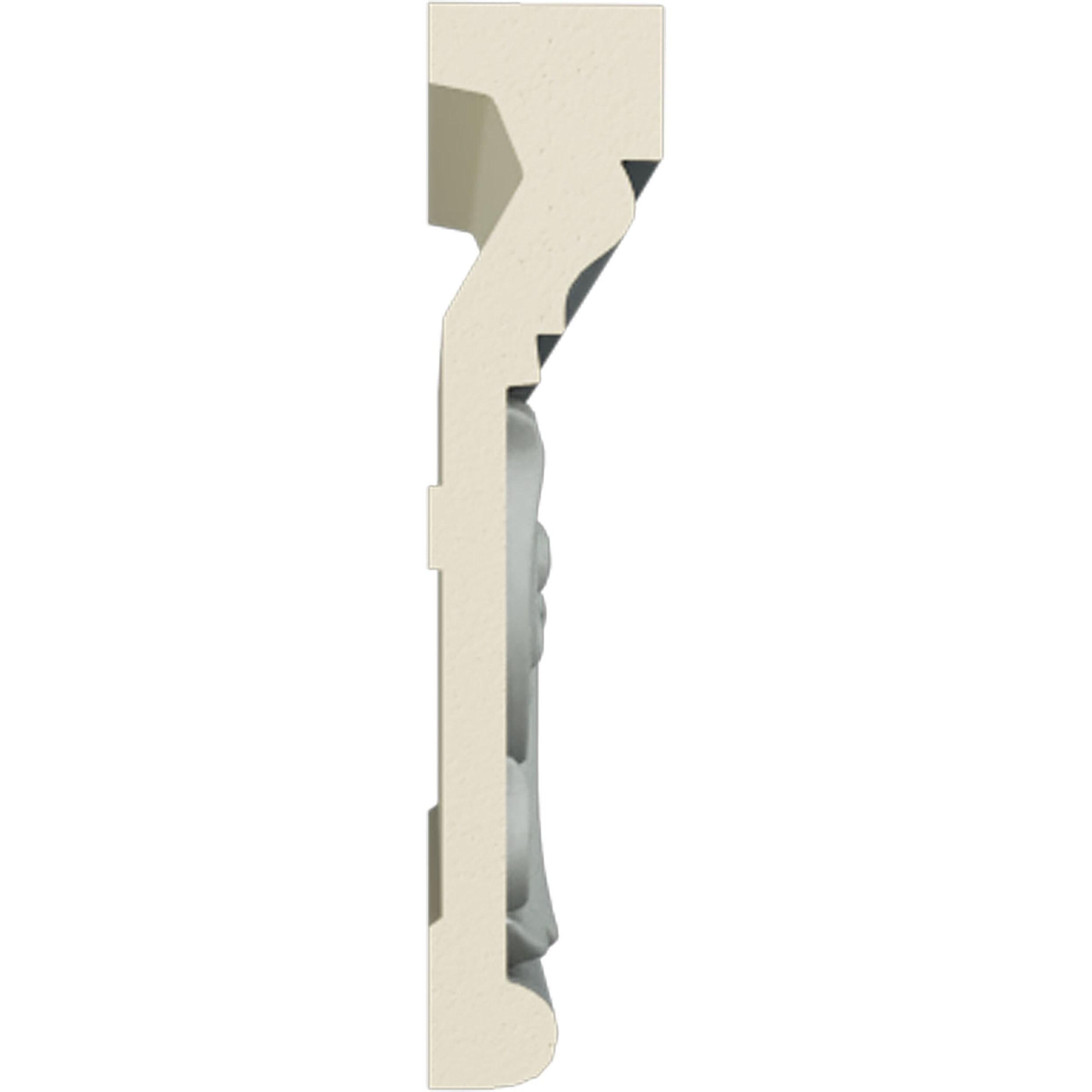 Ekena Millwork Ralston 4.63'' H x 95.88'' W x 1'' D Urethane Chair Rail