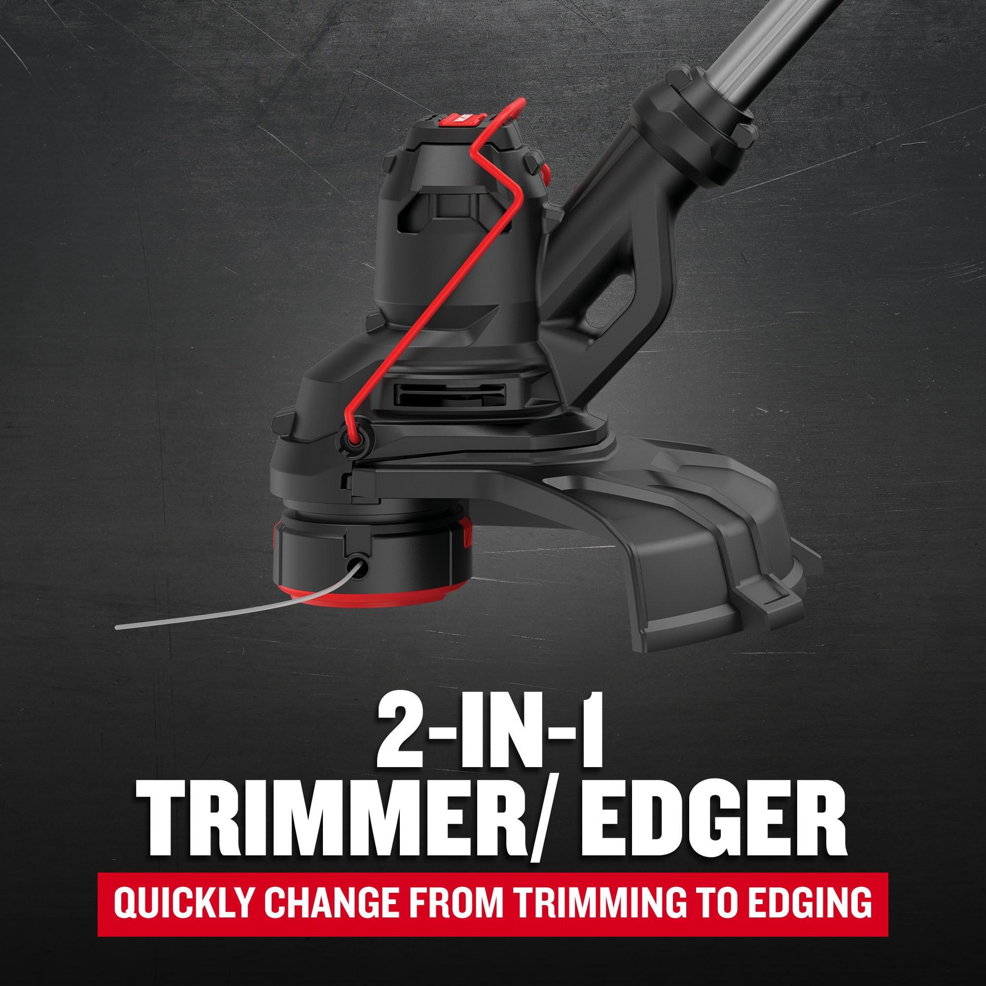 Craftsman Red Electric 14-Inch Straight Shaft String Trimmer