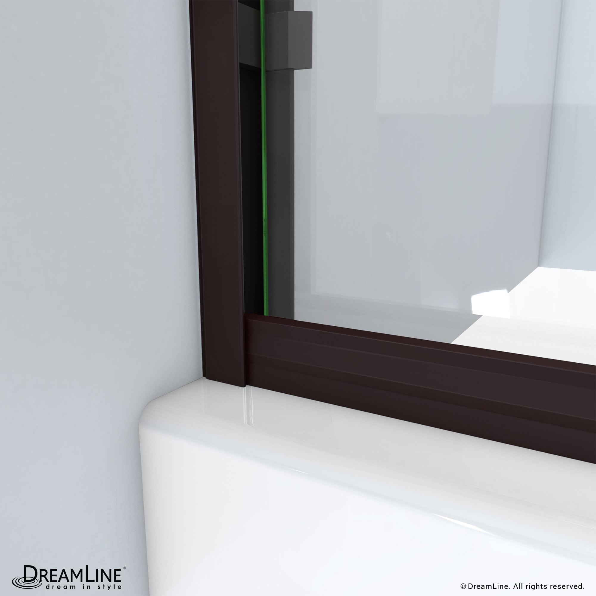 DreamLine Alliance Pro BG 56-60 in. W x 70 3/8 in. H Semi-Frameless Sliding Shower Door