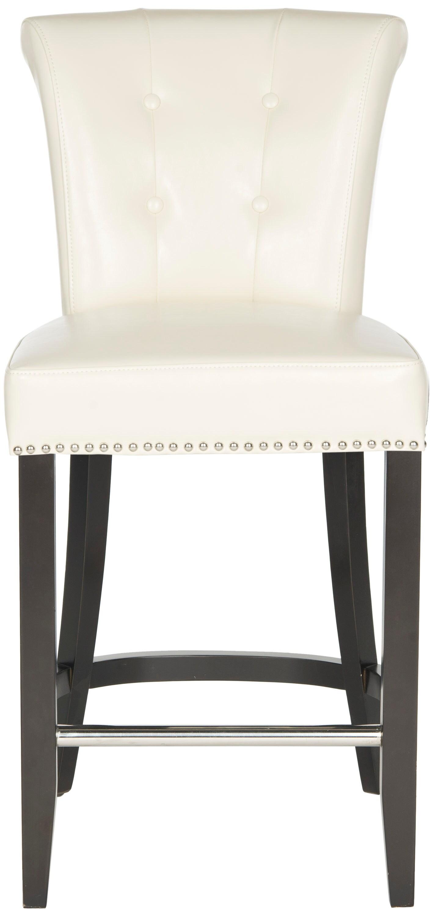 Addo Ring Counter Stool - Flat Cream - Safavieh