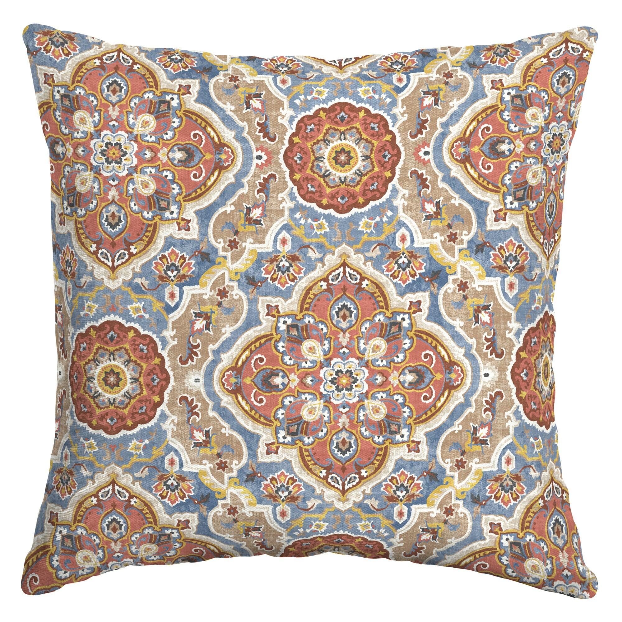 Ruby Indoor/Outdoor Reversible Throw Pillow