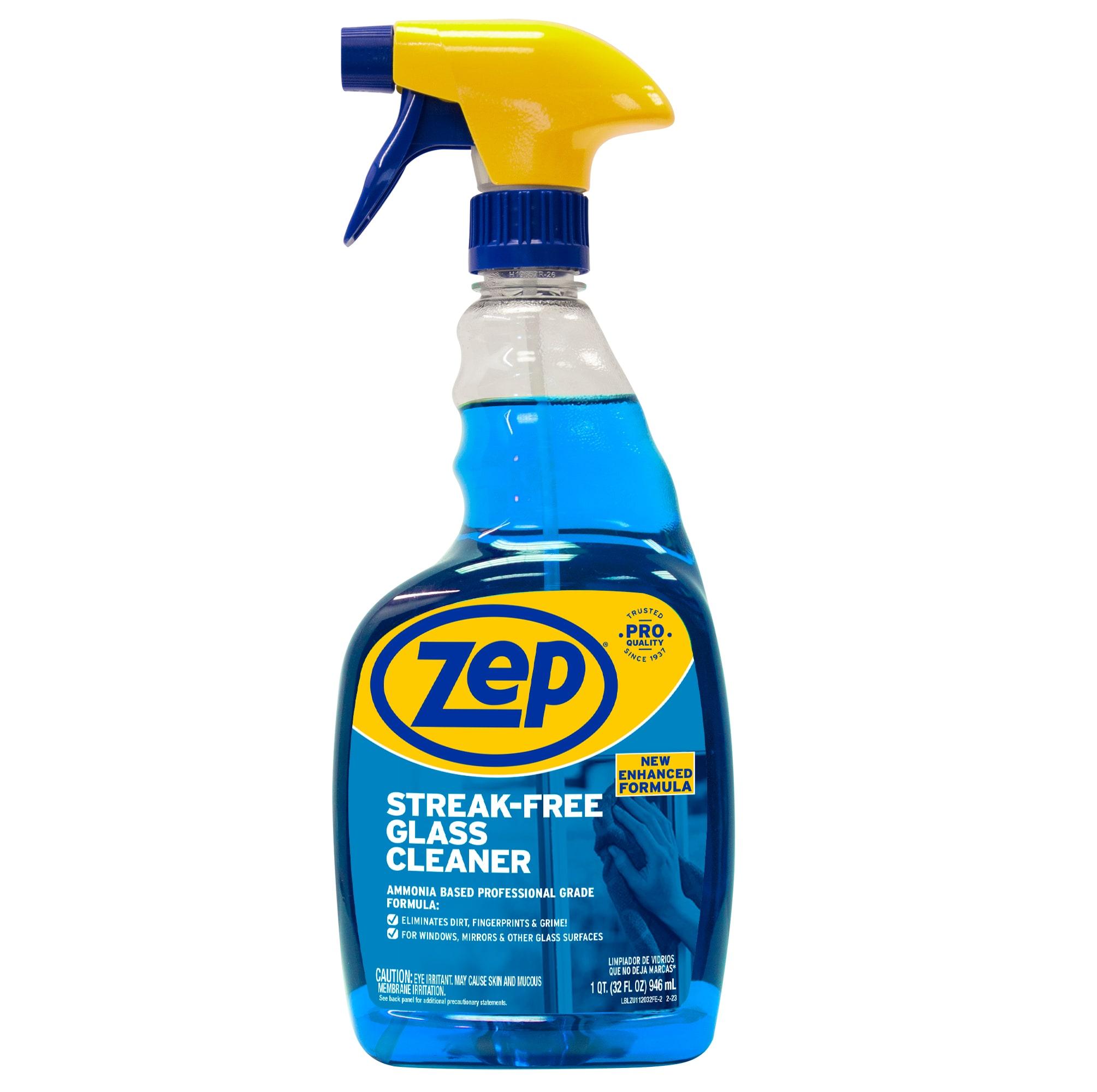 Zep Commercial Streak-Free Glass Cleaner - 32oz