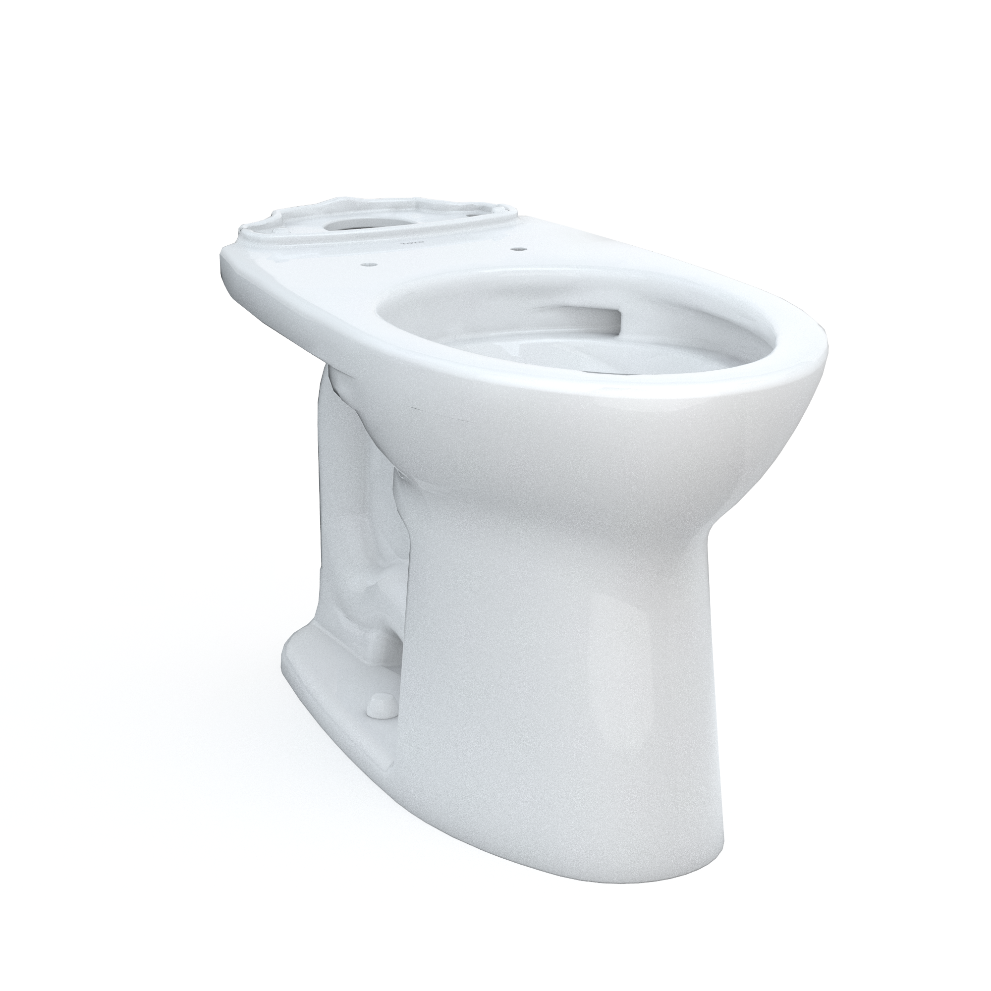 TOTO® Drake® Elongated Universal Height TORNADO FLUSH® Toilet Bowl with CEFIONTECT®, Cotton White - C776CEFG#01