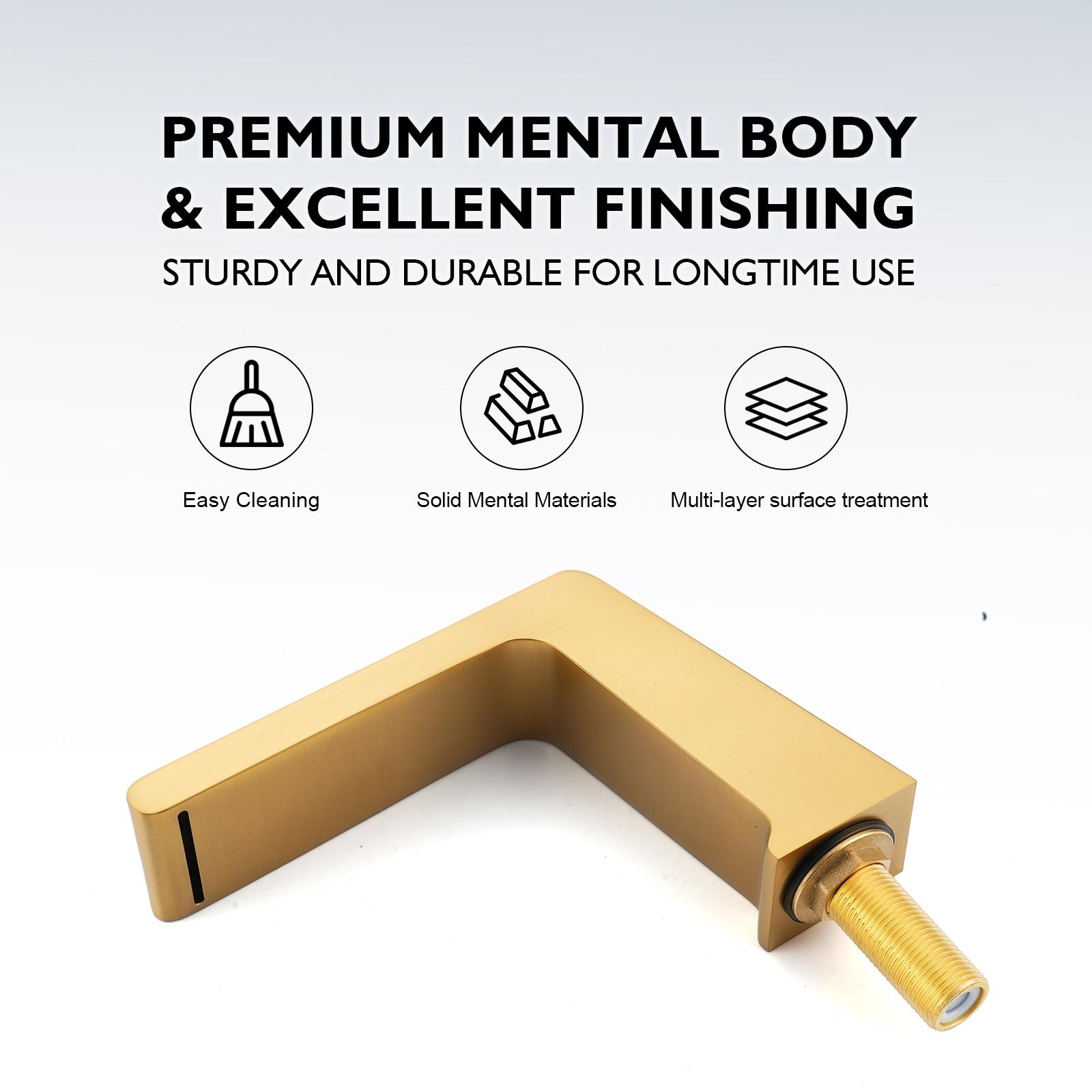 Widespread Faucet 2-Handle Bathroom Faucet with 3 Holes and Pop Drain