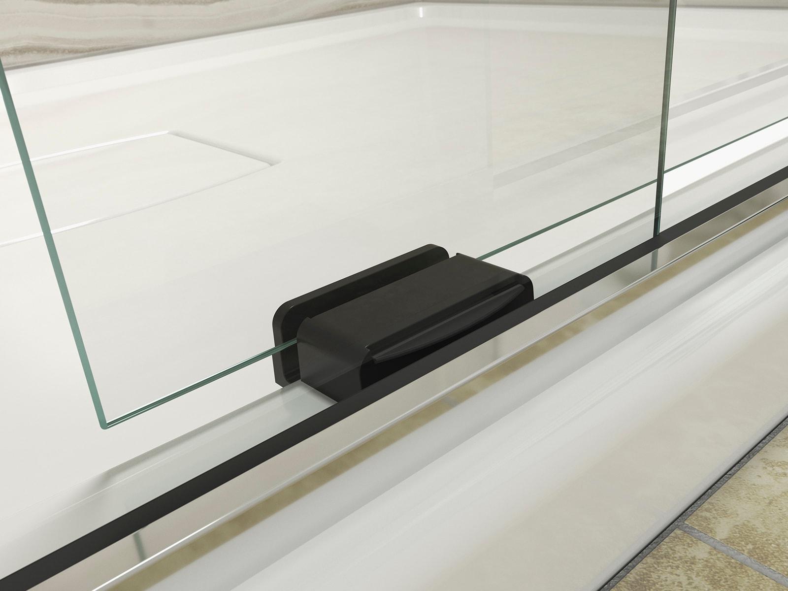 Levity 59.63" x 59.75" Bypass Bath Door with CleanCoat® Technology