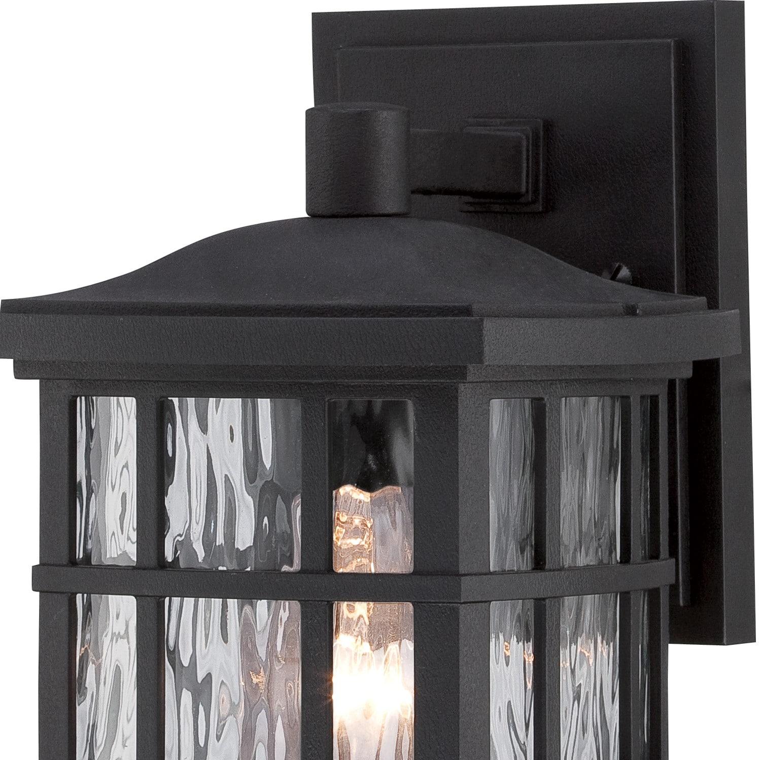 Quoizel Lighting Stonington 1 - Light Sconce in  Mystic Black