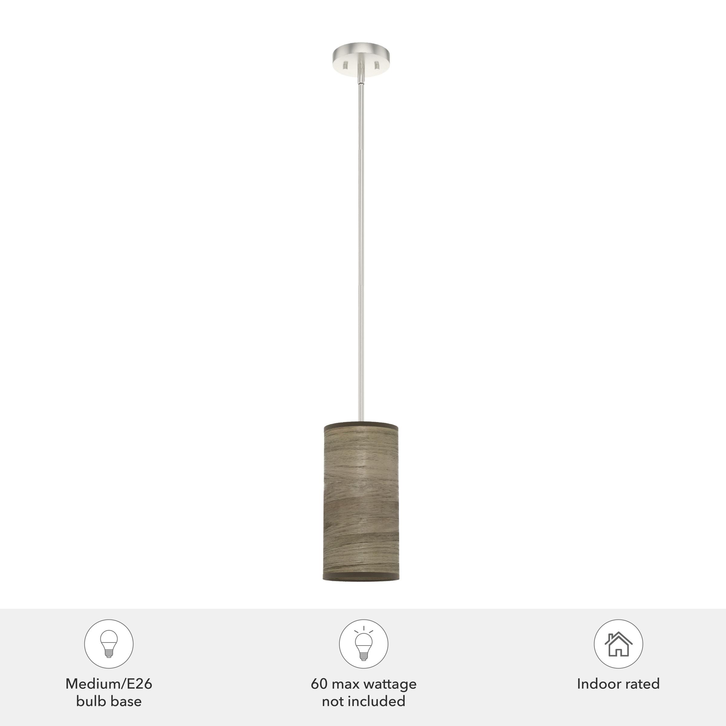 Chevron 1 - Light Single Cylinder Mini Pendant