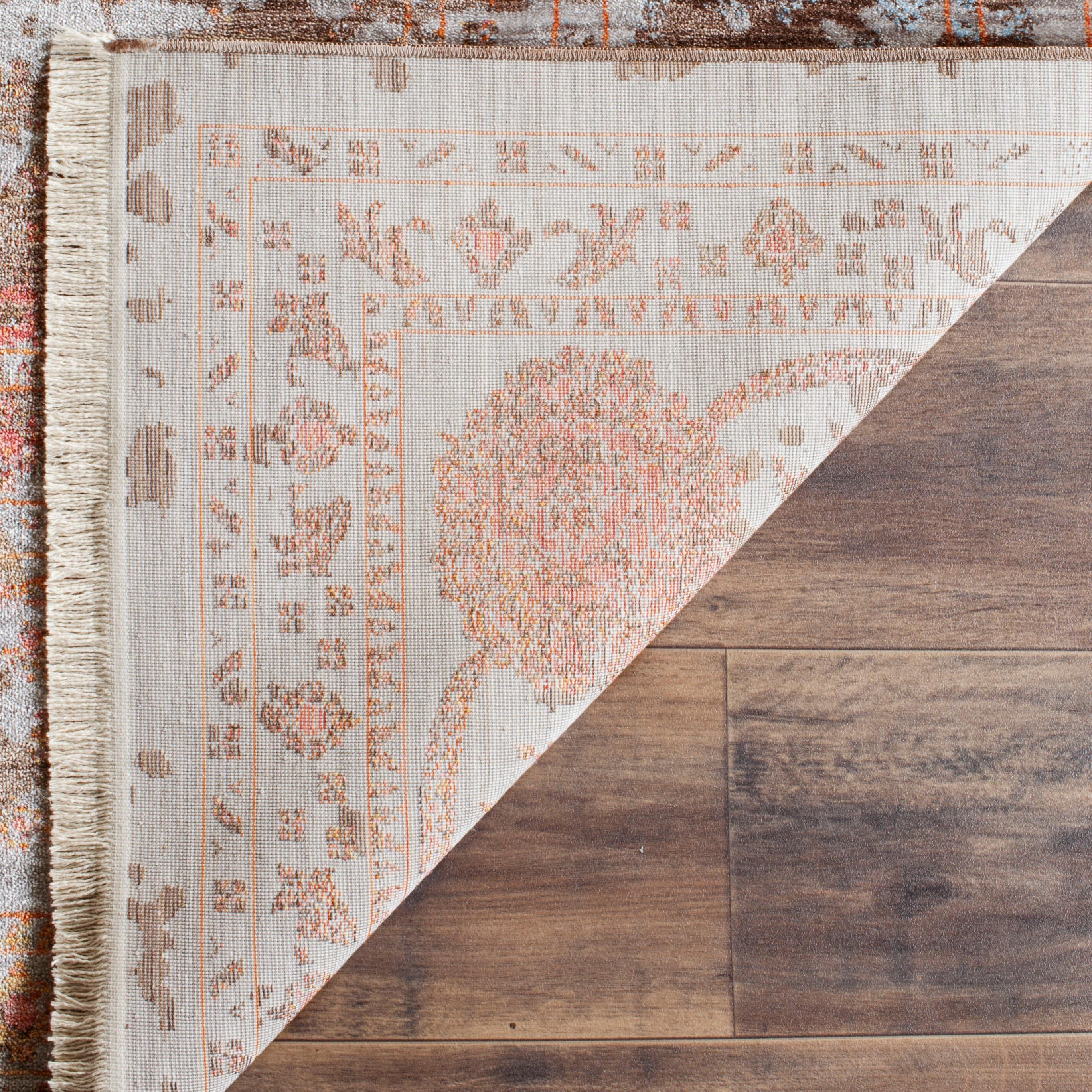Vintage Persian VTP409 Power Loomed Indoor Runner Rug - Brown/Multi - 2'2"x12' - Safavieh.