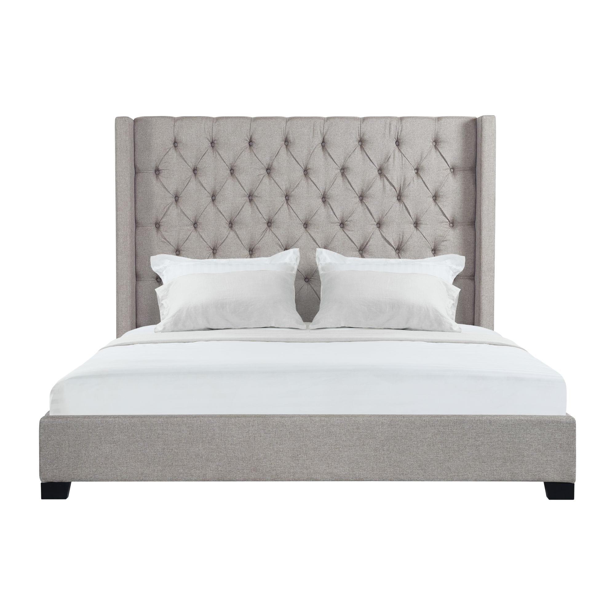 Arden Upholstered Wingback Bed