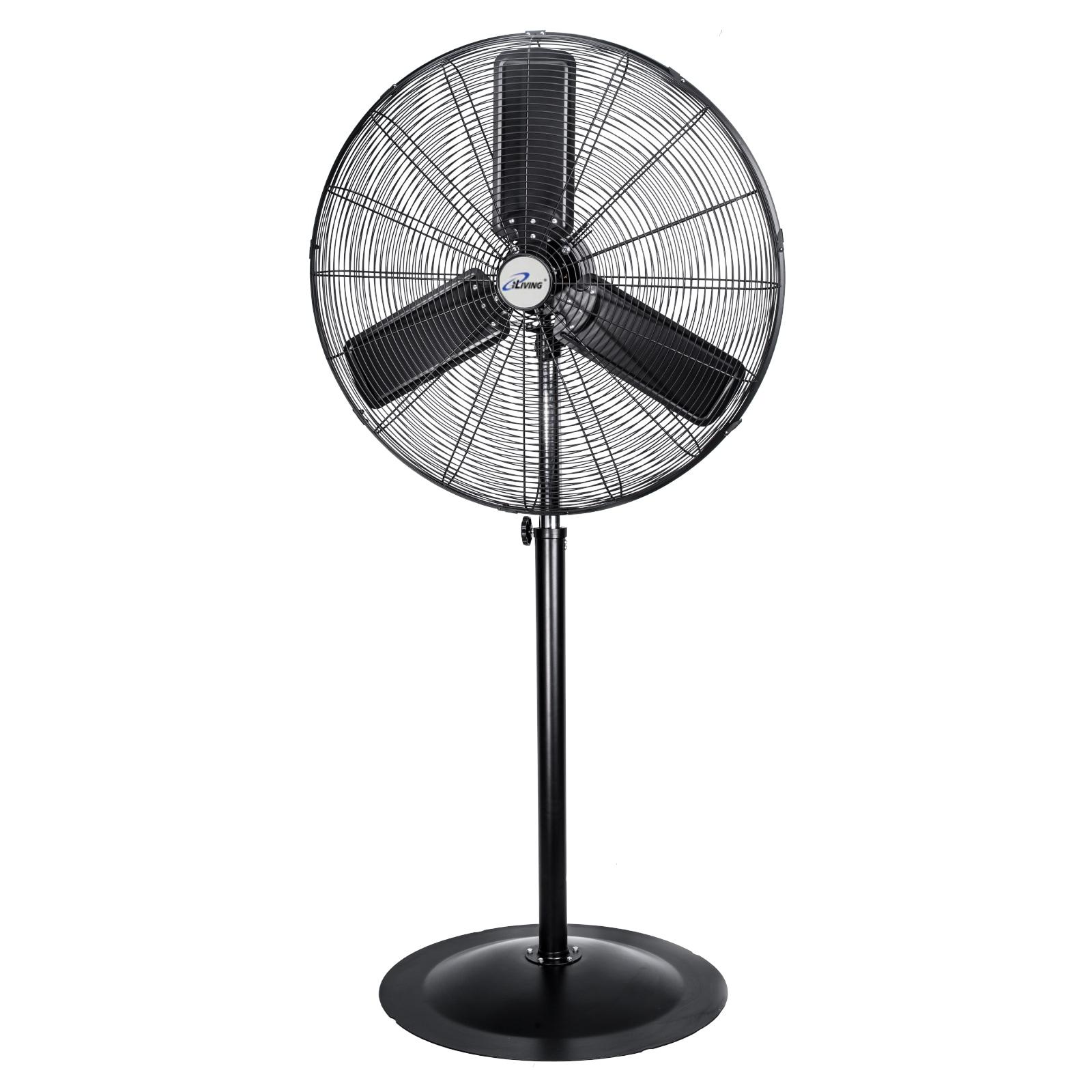 iLIVING iLIVING ILG8P31-93 30" Commercial Pedestal Oscillating Fan - Shop, Garage, Warehouse - 120V, 1.8A , 8400 CFM