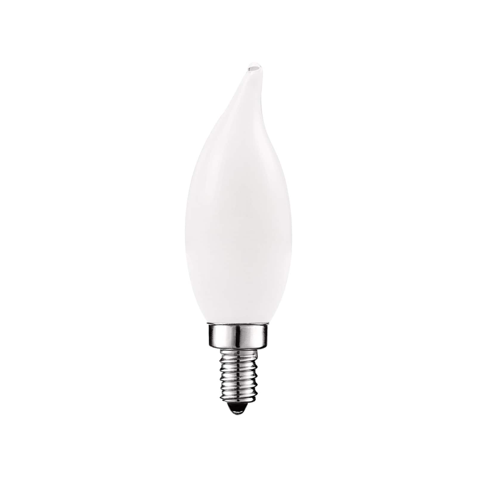 5 Watt (60 Watt Equivalent), CA11 LED, Dimmable Light Bulb, Warm White (2700K) E12/Candelabra Base