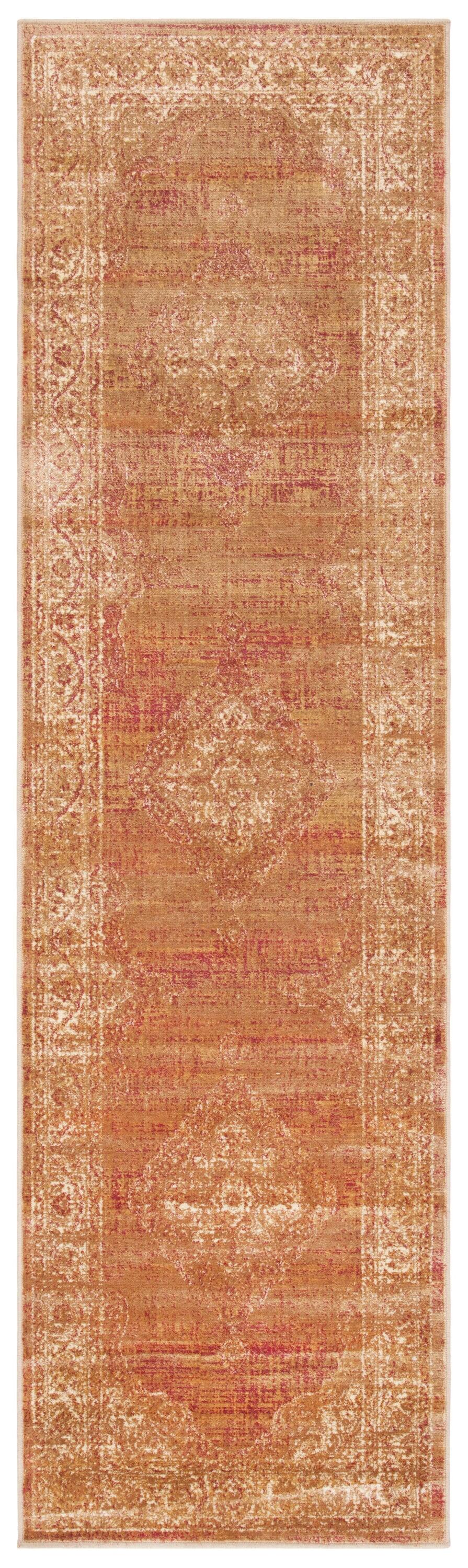 Vintage VTG112 Power Loomed Indoor Skid-Resistant Runner Rug - Taupe - 2'2"x7'2" - Safavieh