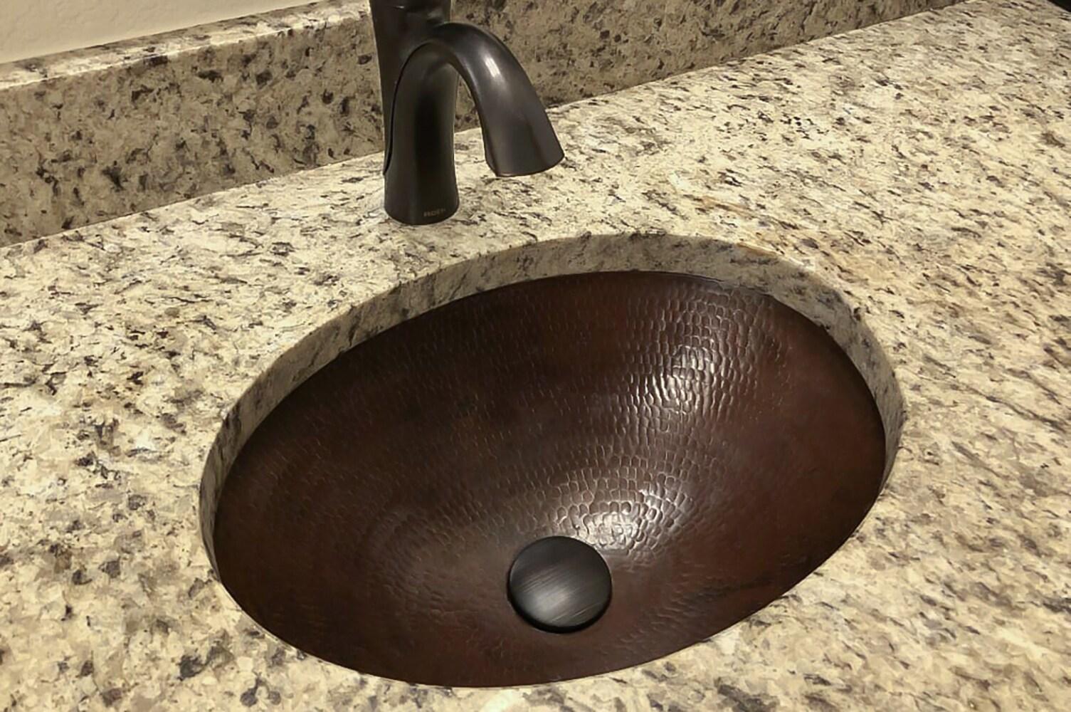 1.5" Non-Overflow Pop-up Bathroom Sink Drain - Oil Rubbed Bronze