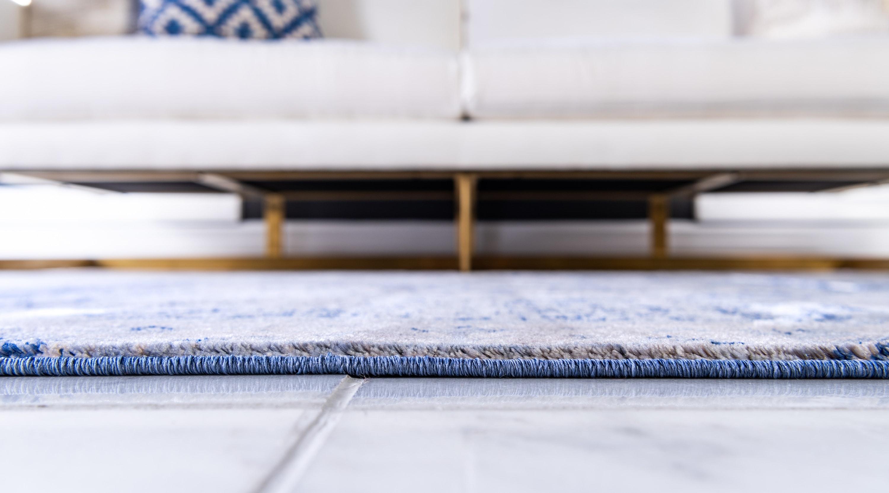 Unique Loom Asheville Collection Area Rug - Tanglewood (8'  x 10' Rectangle Blue/Light Blue)