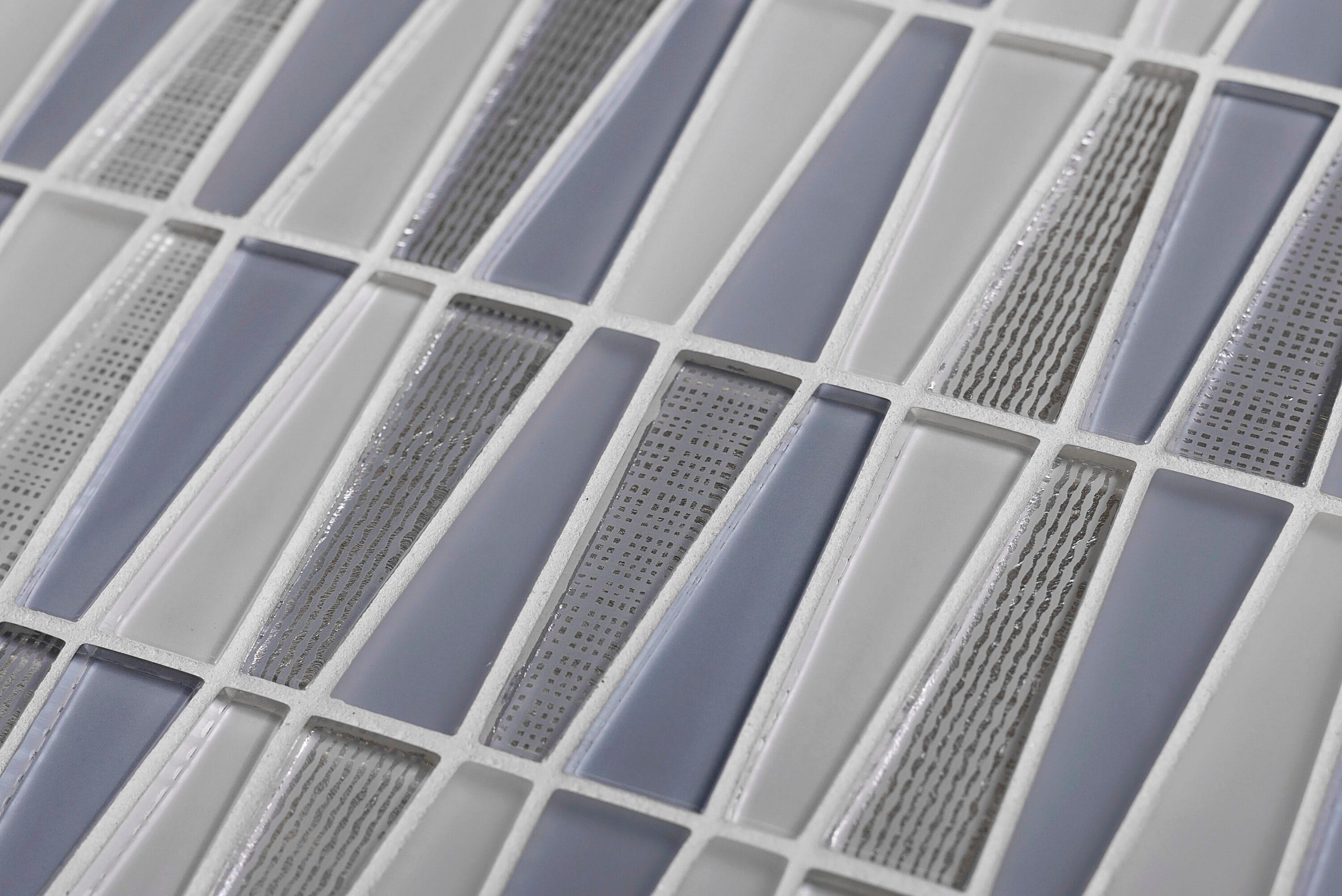 1" x 3" Glass Brick Joint Mosaic Wall and Floor Tile