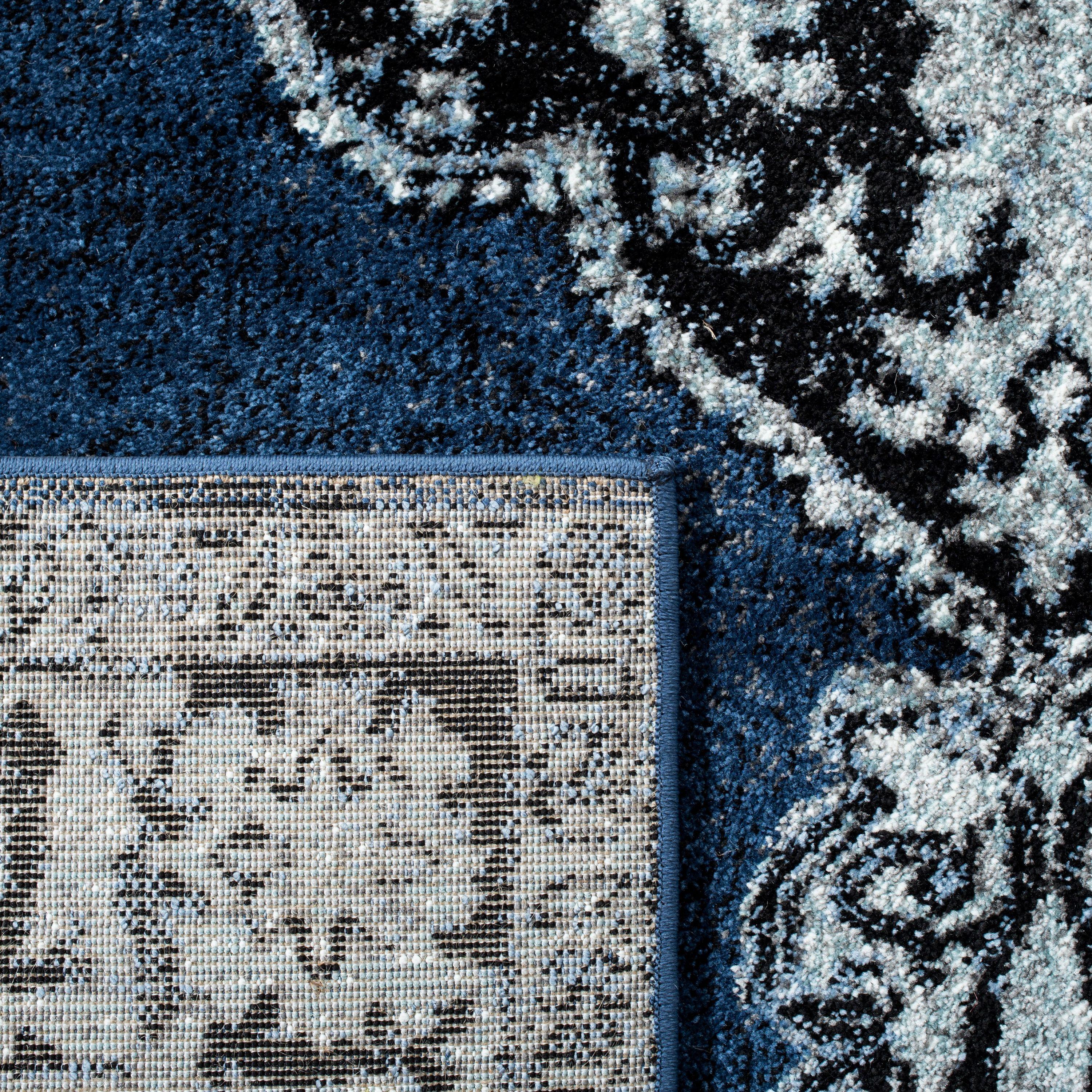 SAFAVIEH Vintage Hamadan Tahnee Oriental Area Rug, Blue/Grey, 5'3" x 7'6"