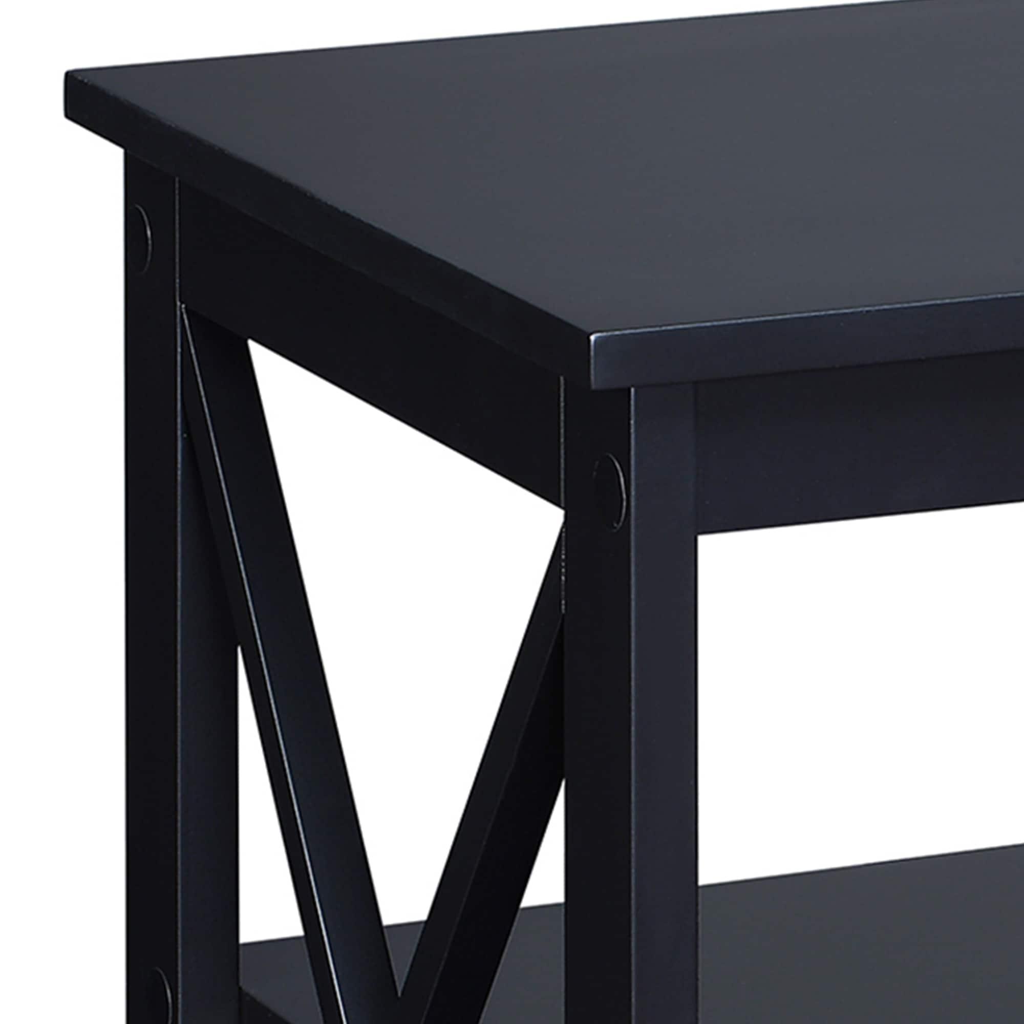 Oxford End Table With Black Finish