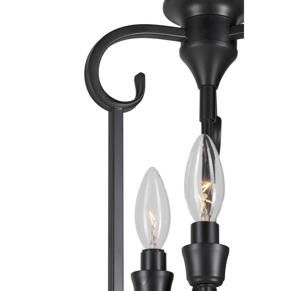 Ione 3-Light Black Foyer Pendant