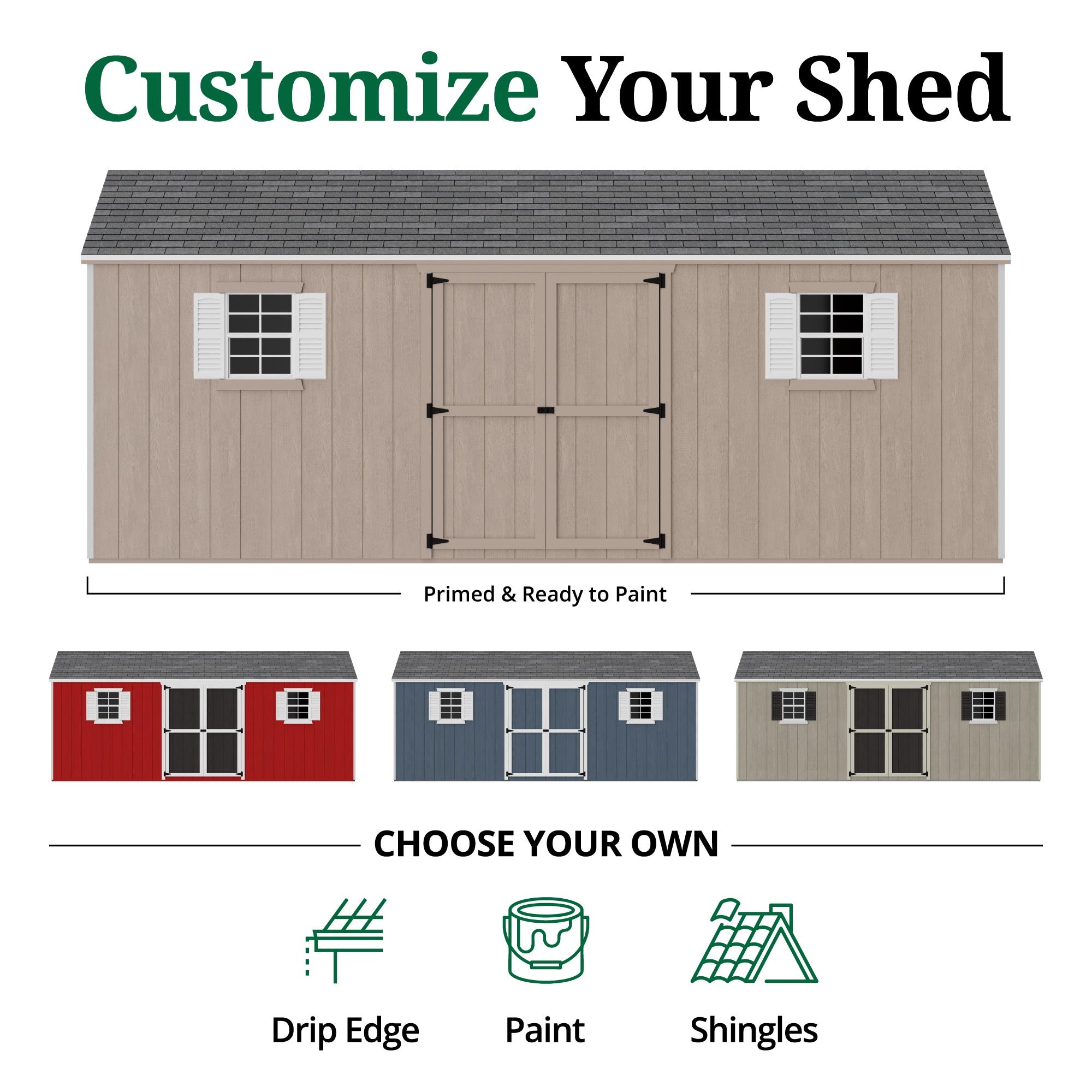 Value Workshop Outdoor Wood Storage Shed