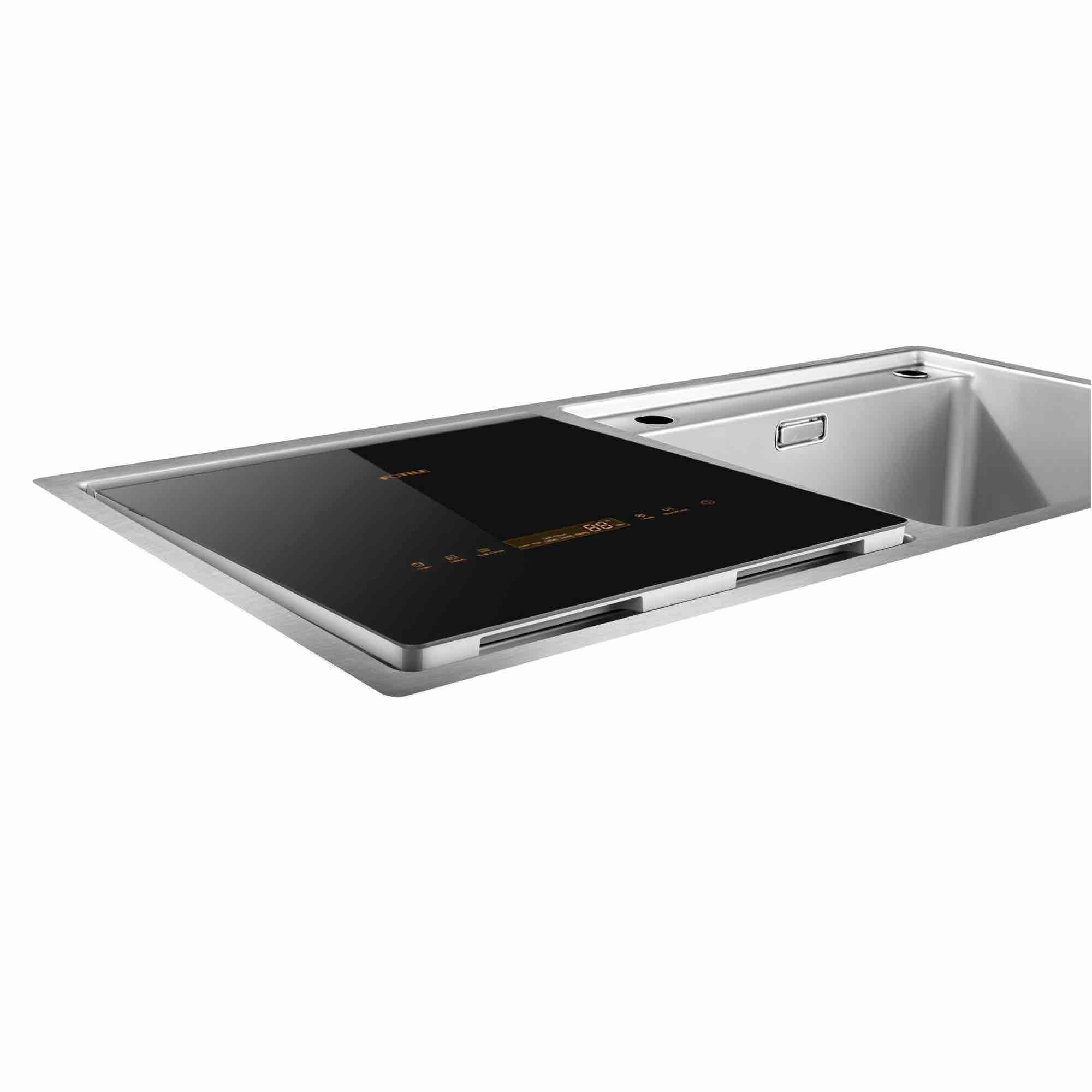 FOTILE Left Orientation, 2-In-1 In Sink Dishwasher 18-in Top Control Built-In Dishwasher, 57.8-dBA Standard Sound Level