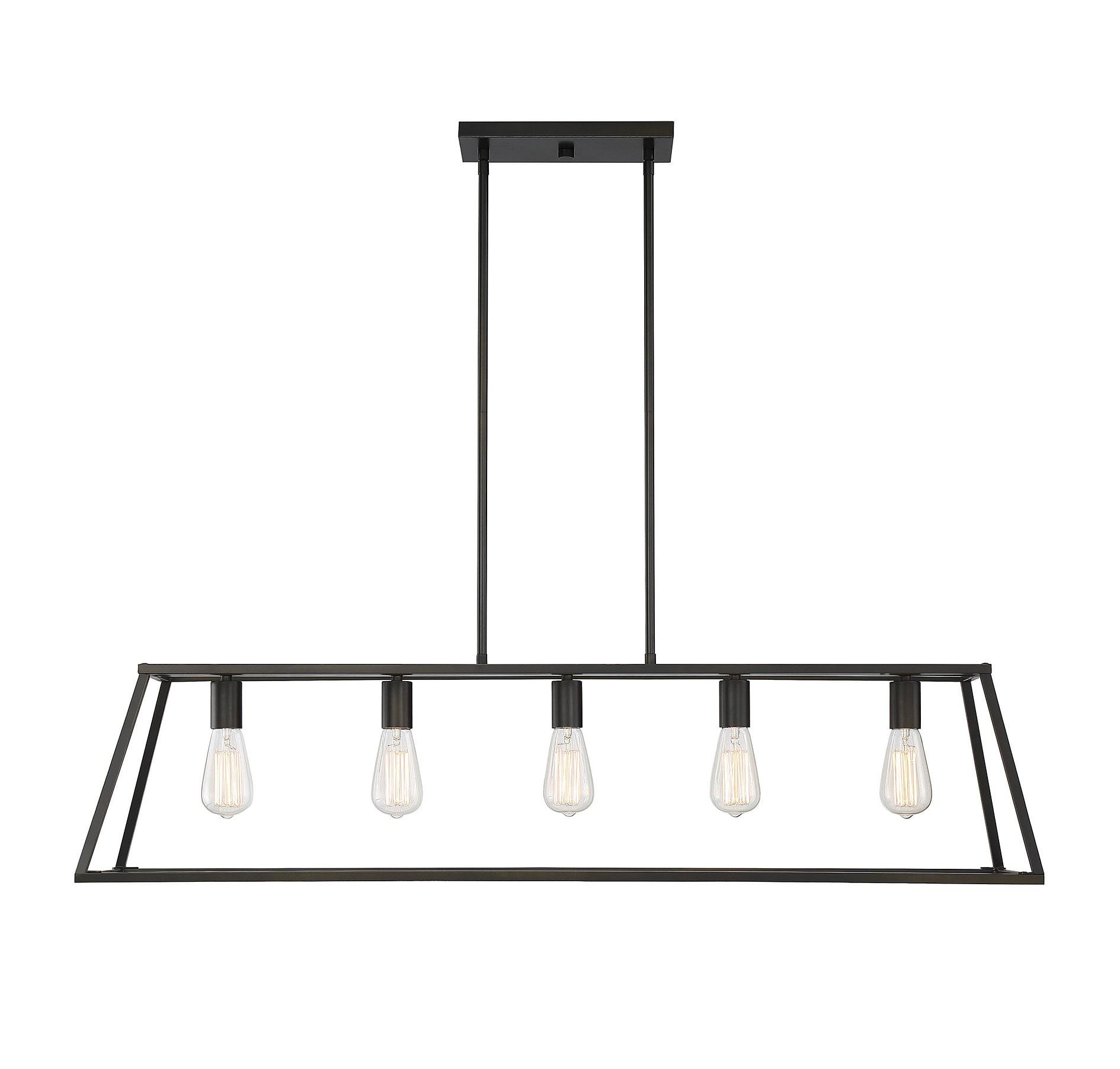Clare 5 Light Metal Dimmable Kitchen Island Chandelier