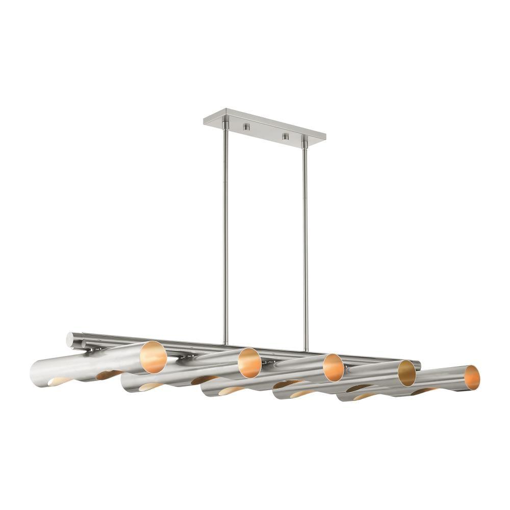Livex Lighting Novato 10 - Light Chandelier in  Brushed Nickel