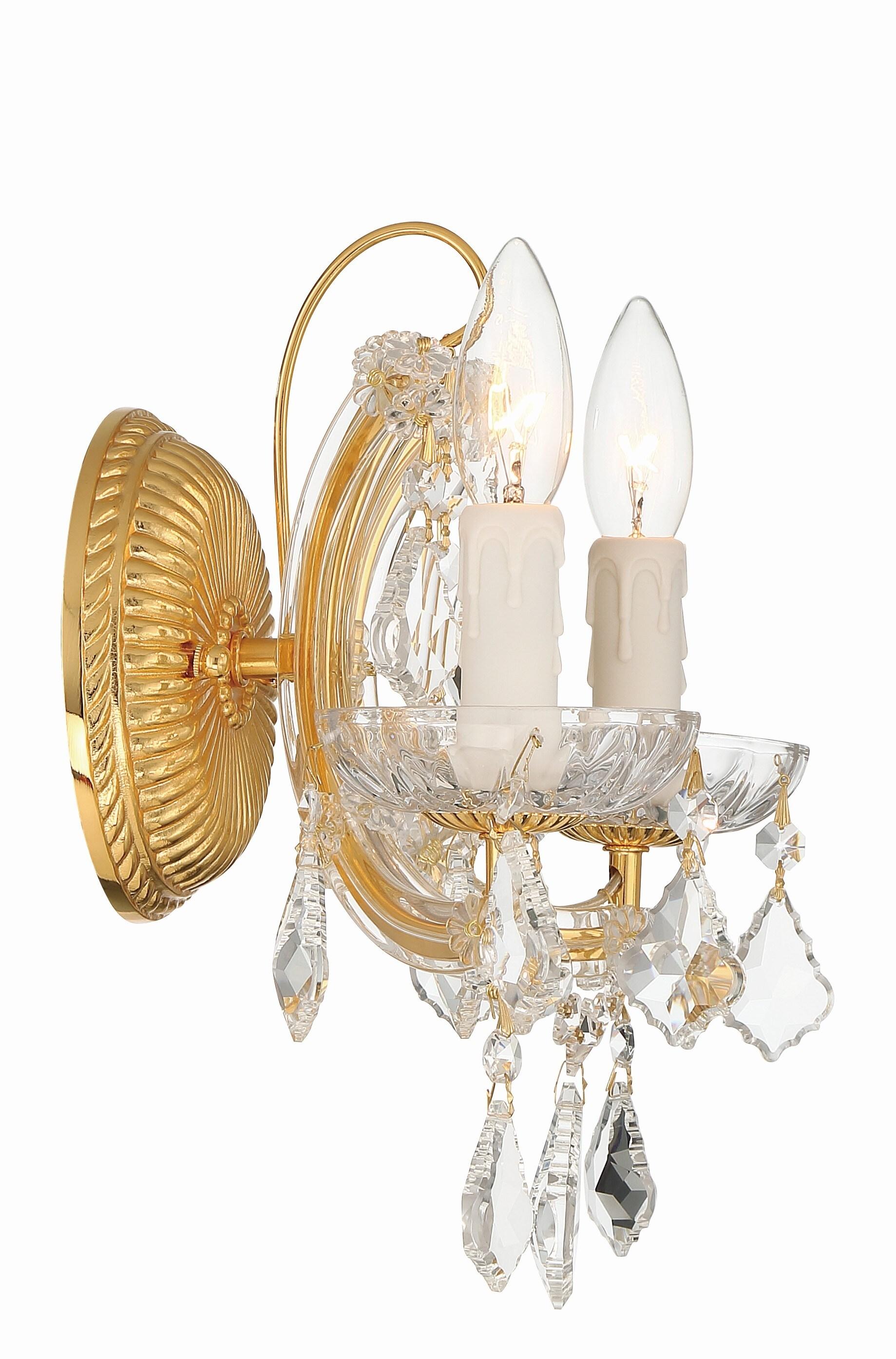Crystorama Lighting Maria Theresa 2 - Light Sconce in  Gold
