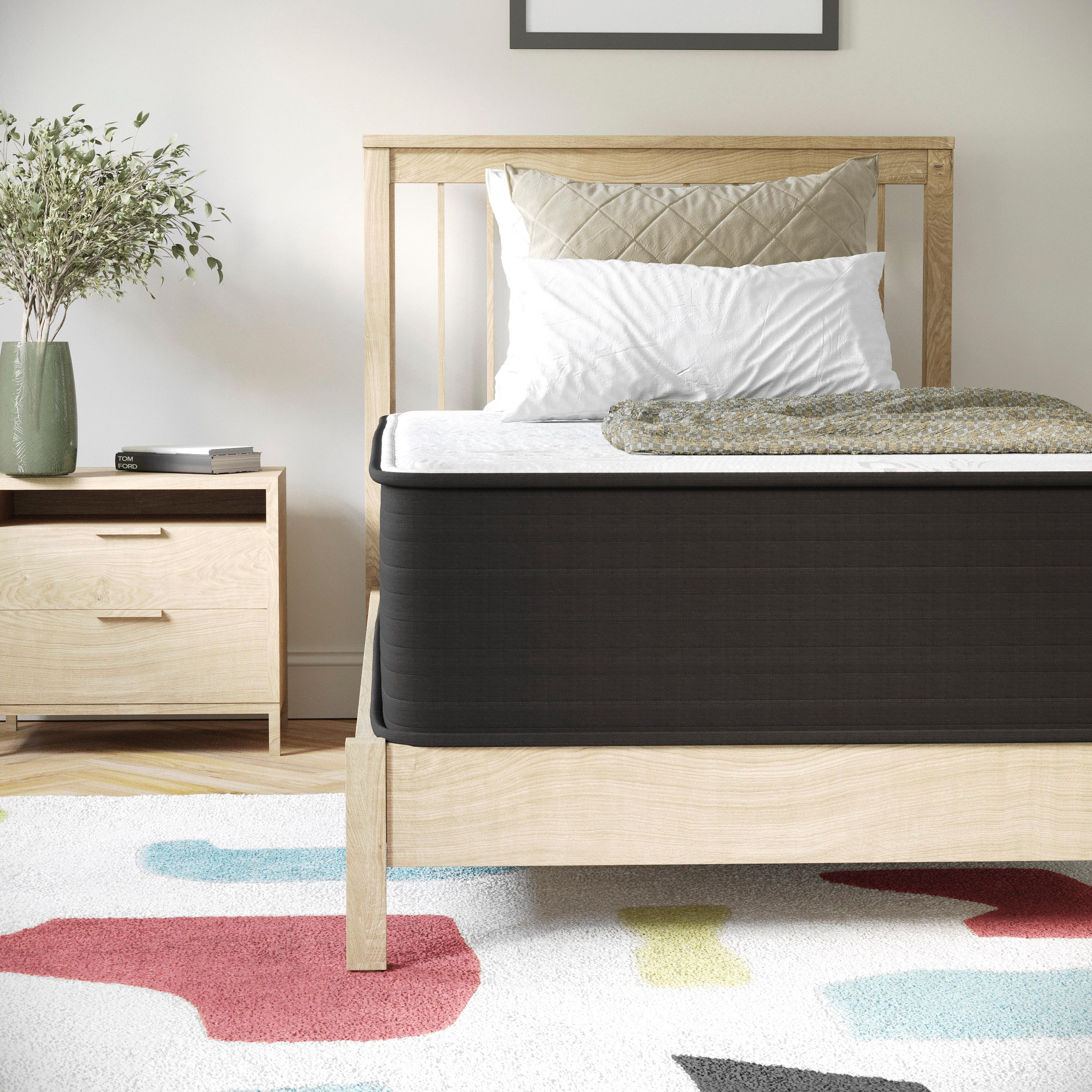 Flash Furniture 12" Hybrid Foam and Pocket Spring Mattress, Twin Mattress in a Box