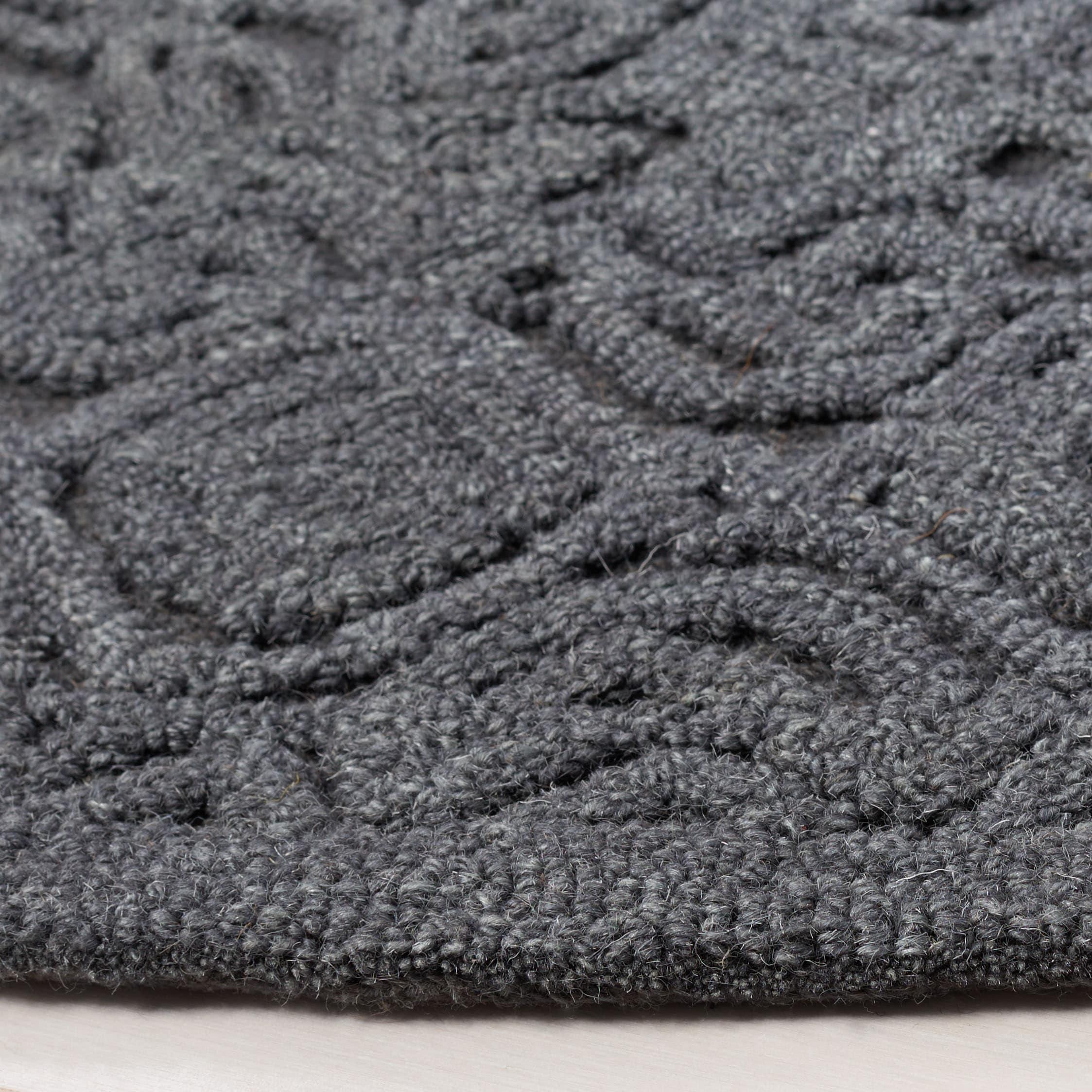 Textural TXT101 Hand Tufted Area Rug - Charcoal - 5'x8' - Safavieh.
