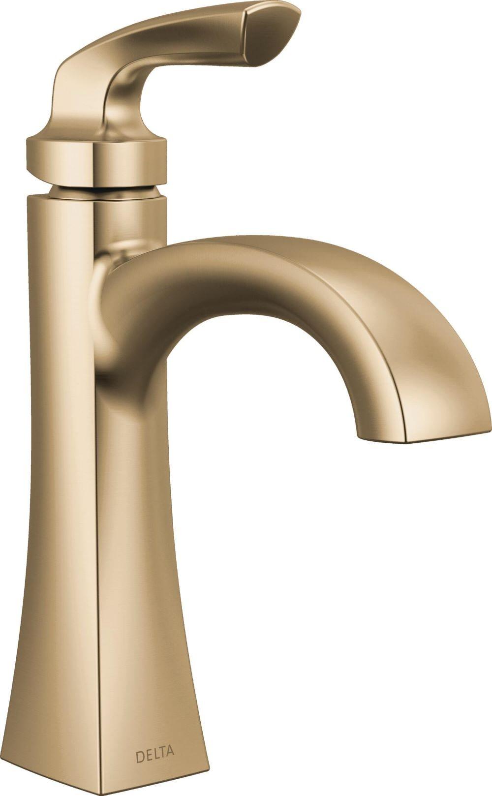 Arvo Single Hole Bathroom Faucet with Drain Assembly, Single Handle Bathroom Sink Faucet