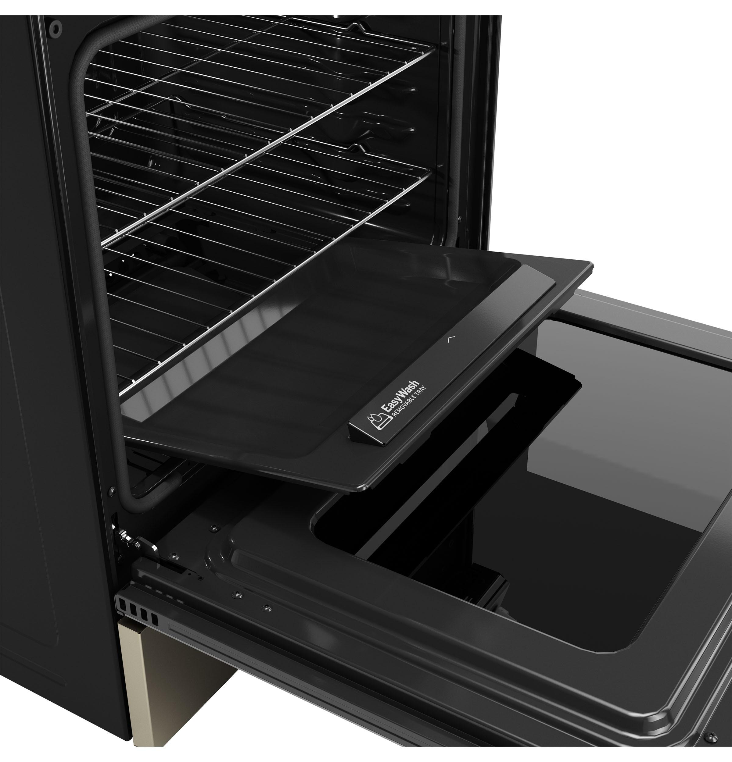 GE 30" Slide-In Front-Control Convection Gas Range