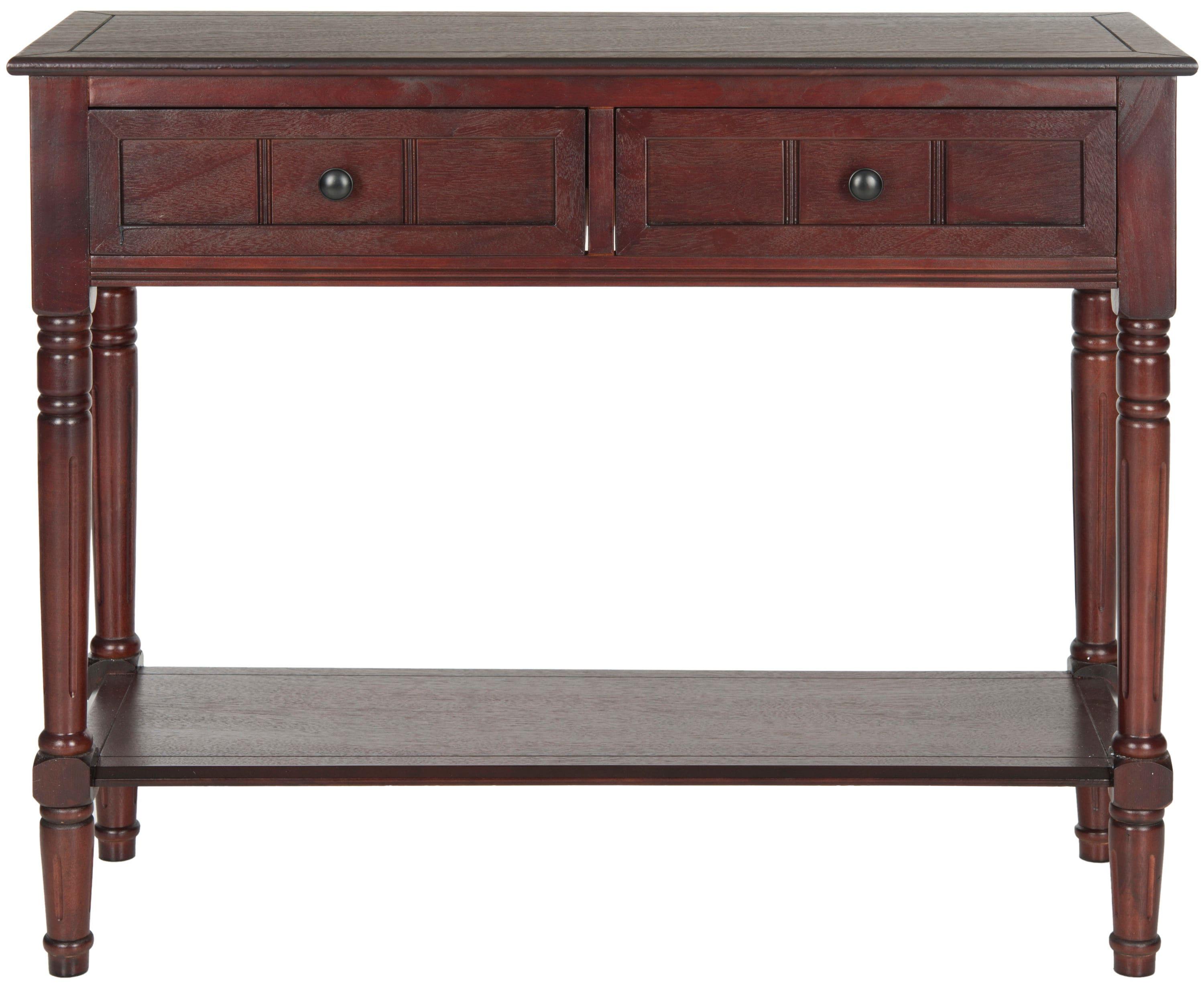 Samantha Console Table - Dark Cherry - Safavieh