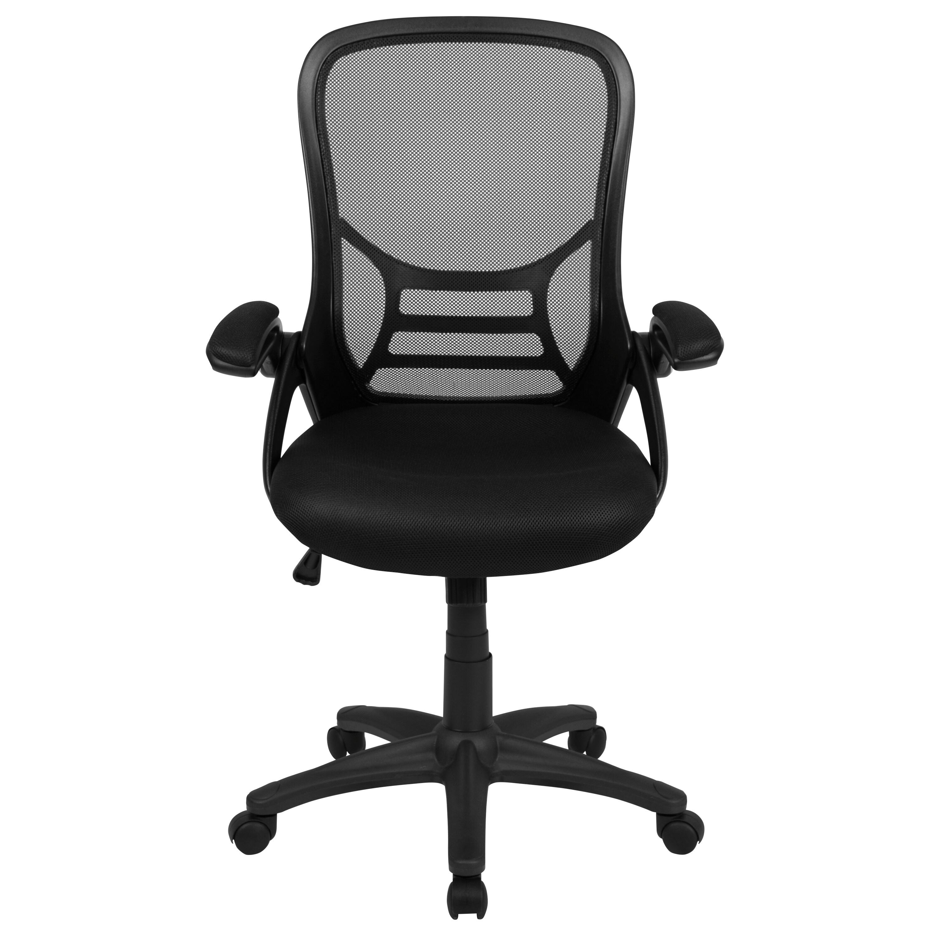 Flash Furniture Cappello High-Back Mesh Swivel Ergonomic Office Chair with Flip-Up Arms