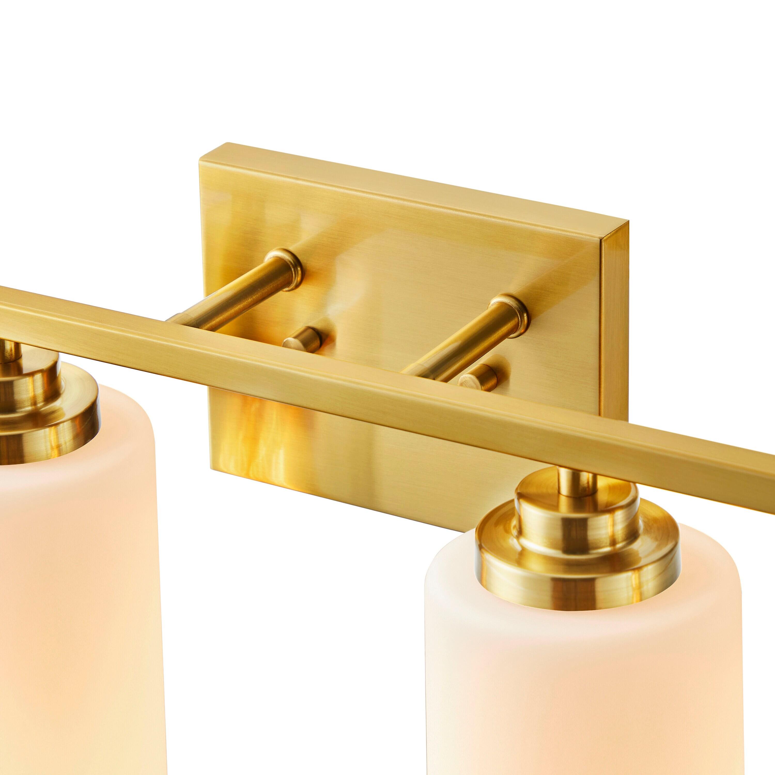 Vanity Light With Frosted White Glass