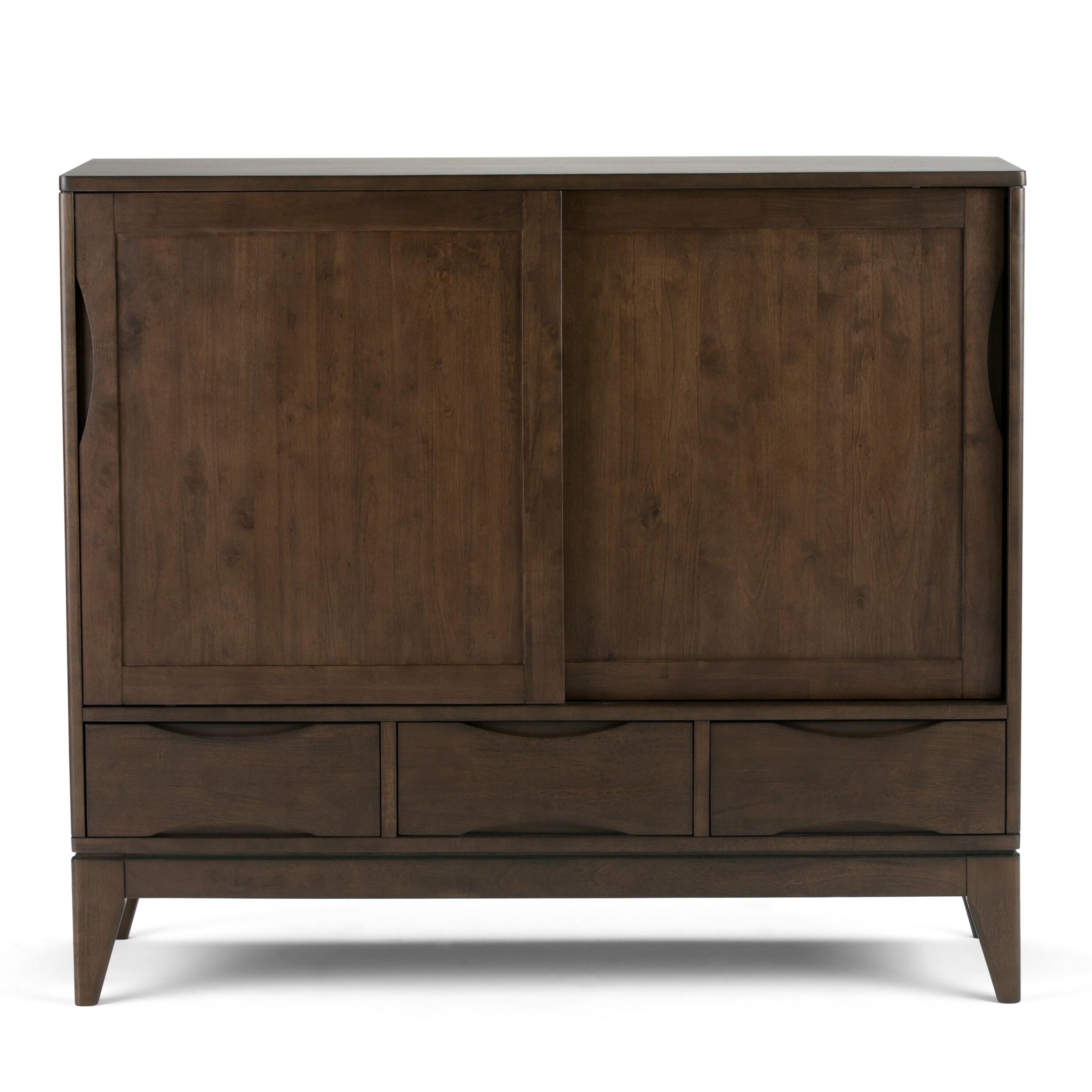 Harper Solid Wood Accent Cabinet