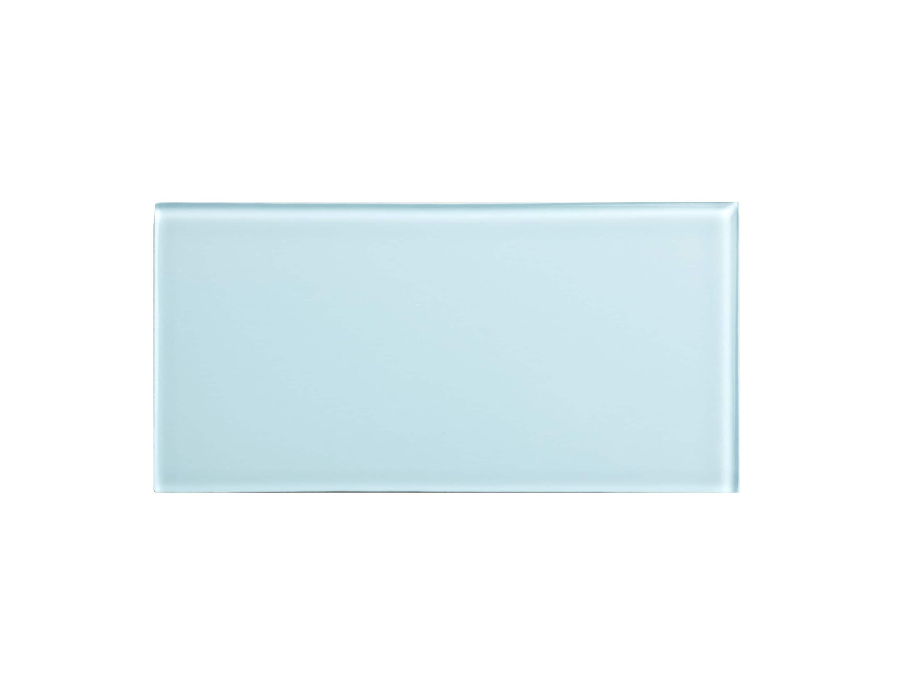3'' W x 6'' L Glass Peel and Stick Subway Tile