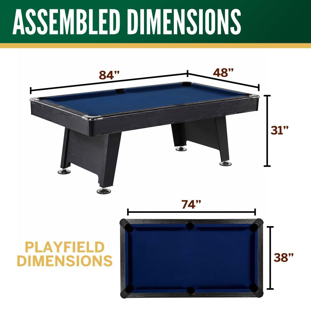 7' Pool Table with Playing Accessories