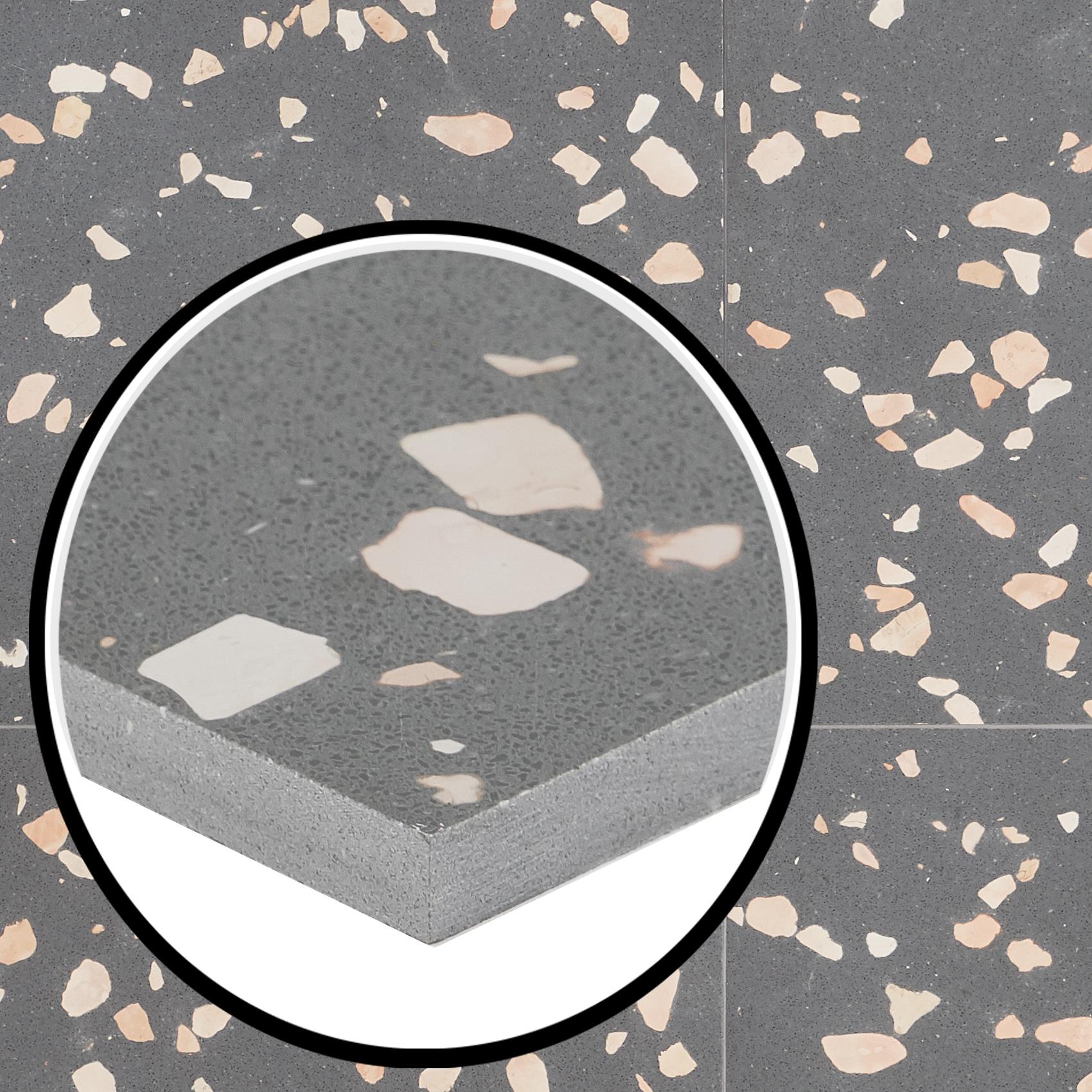 Brezza Terrazzo 23.62 in. x 23.62 in. Honed Terrazzo Floor and Wall Tile (3.87 Sq. Ft. / Each)