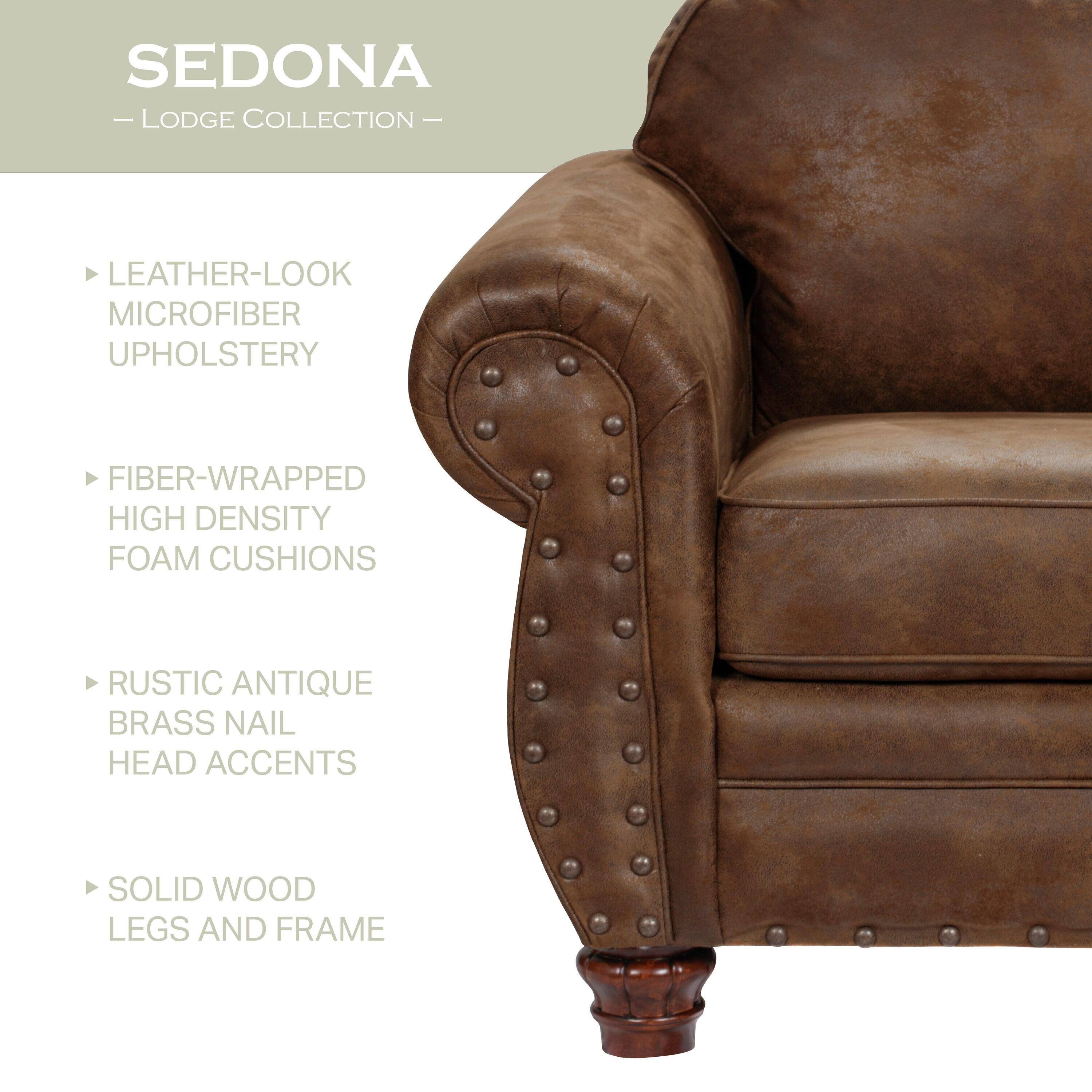 American Furniture Classics Model 9901-00-90 Sedona Arm Chair with Matching Ottoman