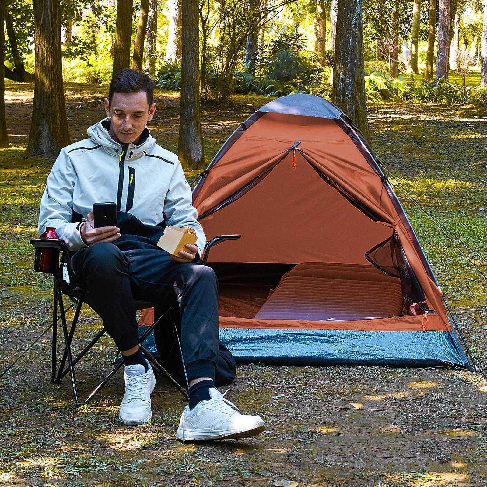 Garsing 2 Person Lightweight Camping Tent With Carrying Bag