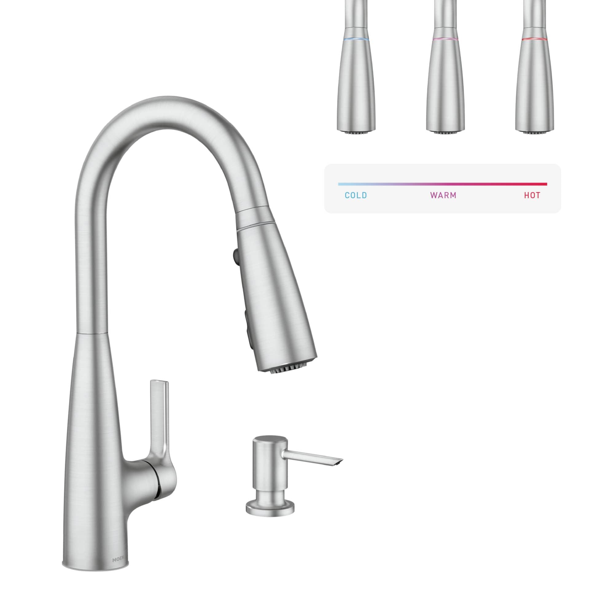 Haelyn Touchless Single-Handle Pulldown Sprayer Kitchen Faucet with MotionSense Wave and Power Clean