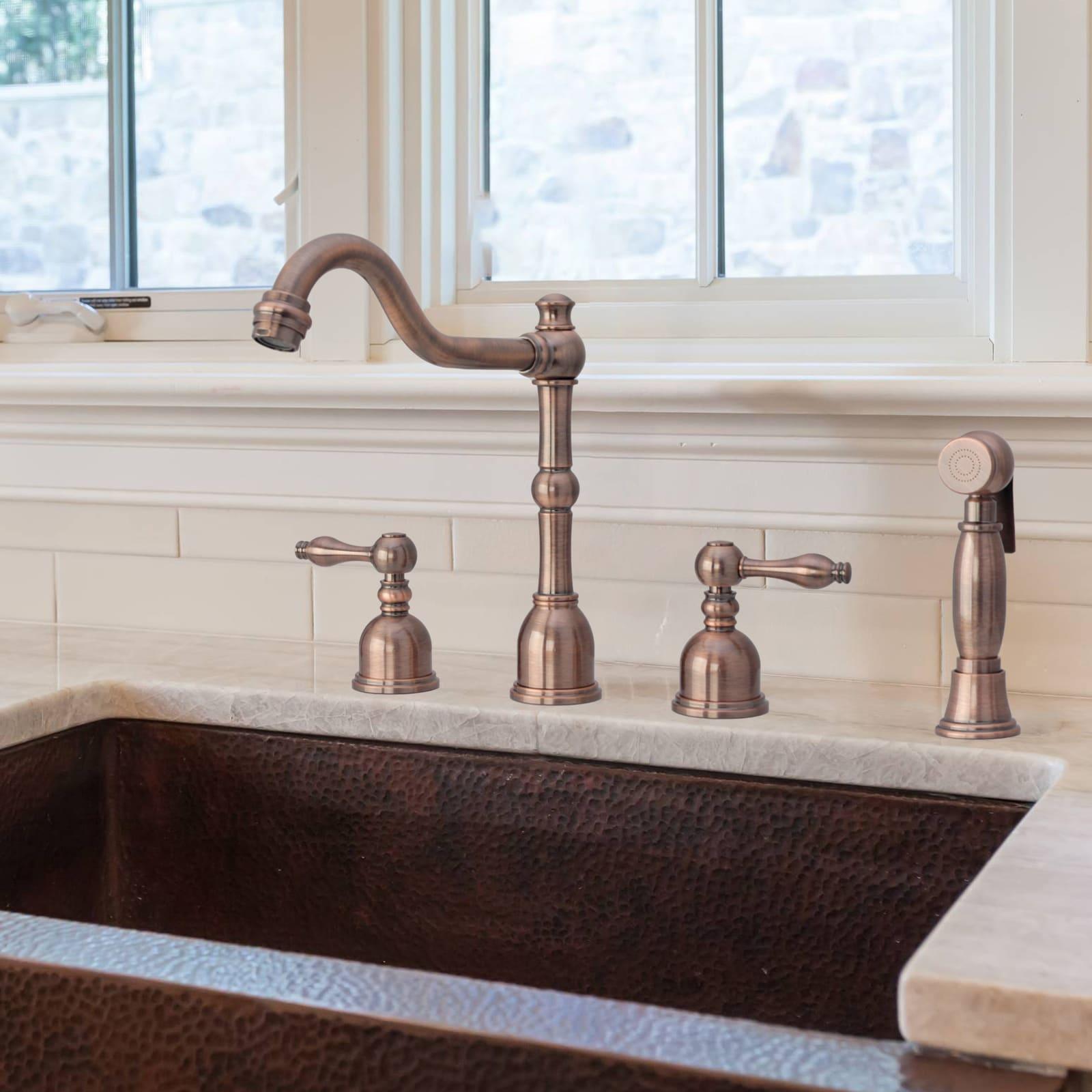 Akicon AK818-AC Akicon Kitchen Faucet with Side Spray