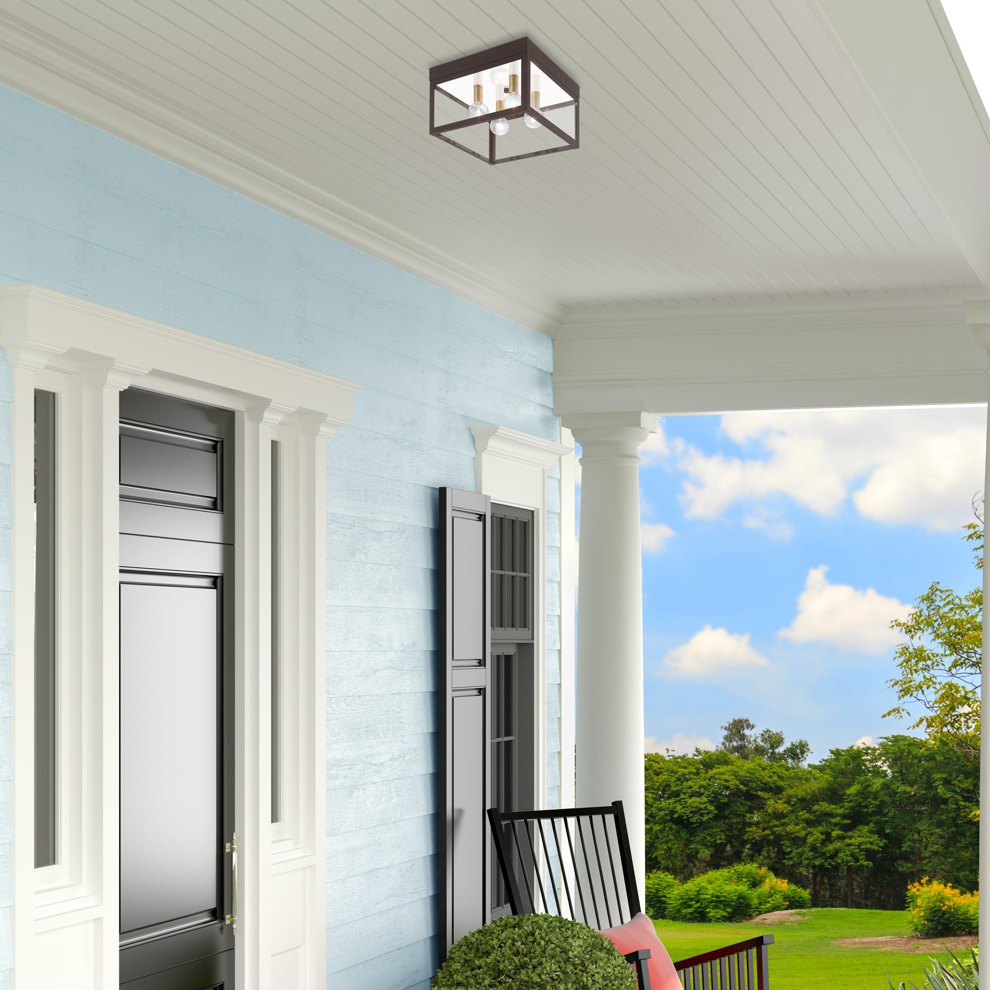 Livex Lighting Nyack 4 Light Outdoor Ceiling Mount