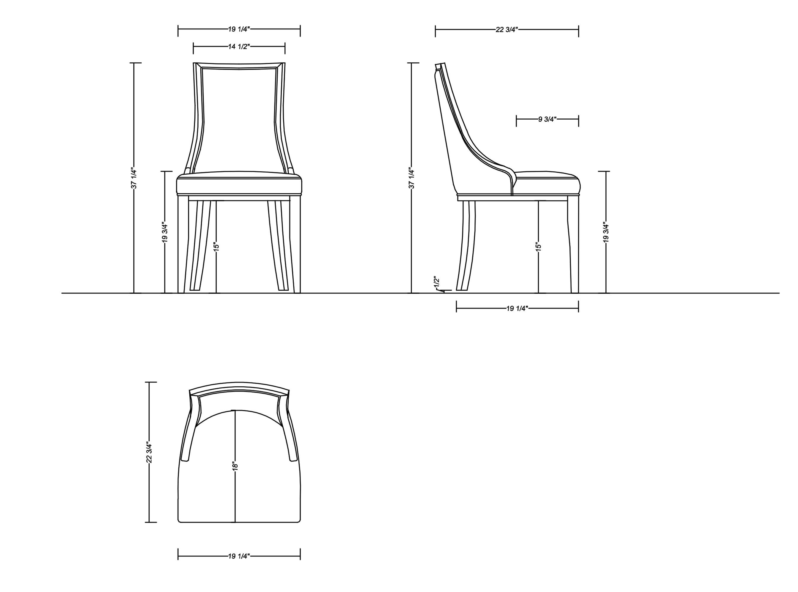 Elimelech 18.5'' H Upholstered Beech Side Chair