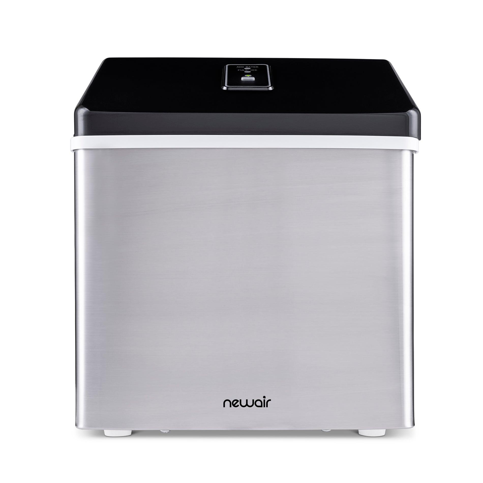 Newair Countertop Clear Ice Maker, 40 lbs. of Ice a Day with Easy to Clean BPA-Free Parts, Perfect for Cocktails, Scotch, Soda and More